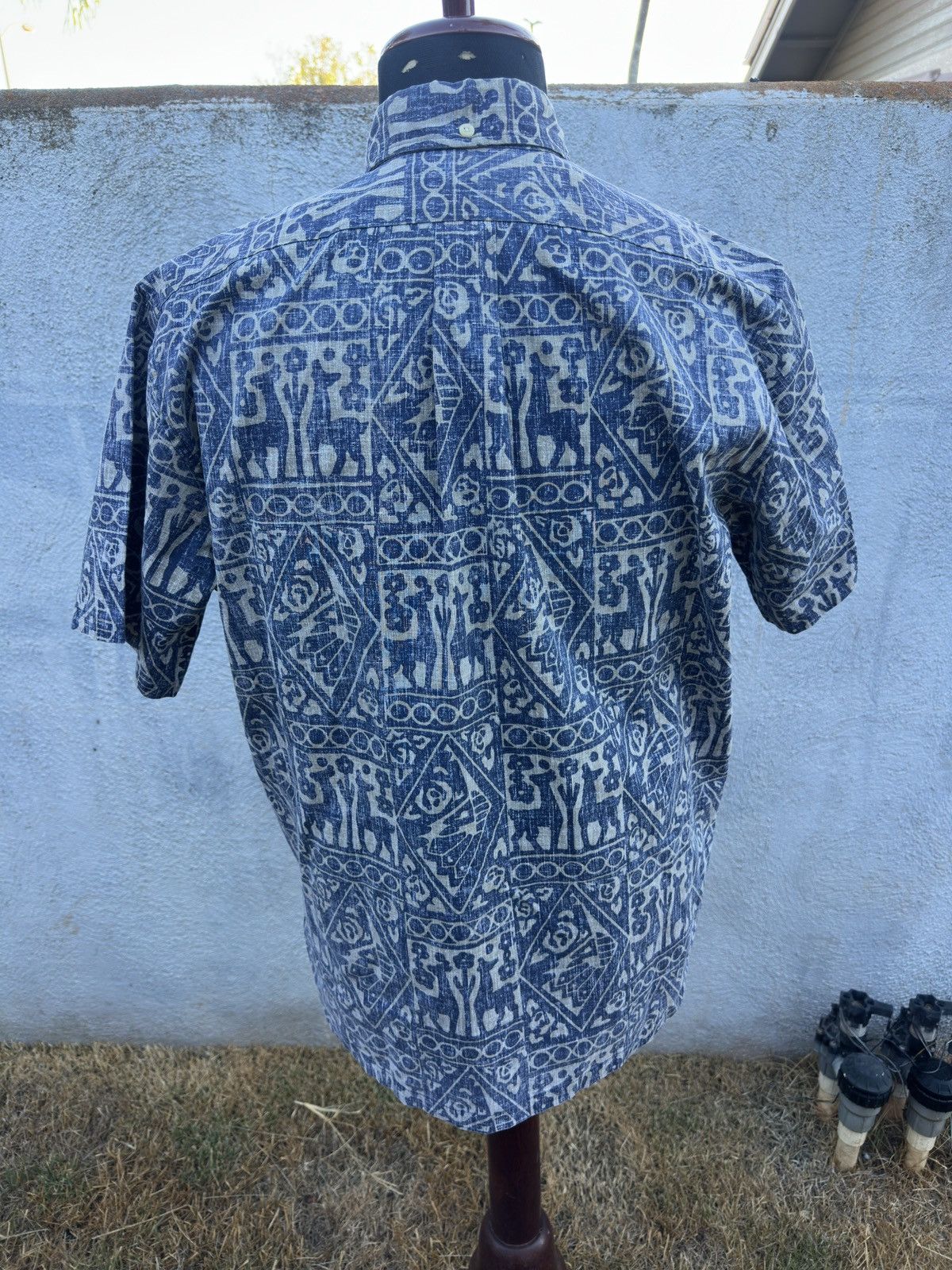 Reyn Spooner PreOwned Reyn Spooner Classic Hawaiian Print Blue Men's M Size US M / EU 48-50 / 2 - 2 Thumbnail