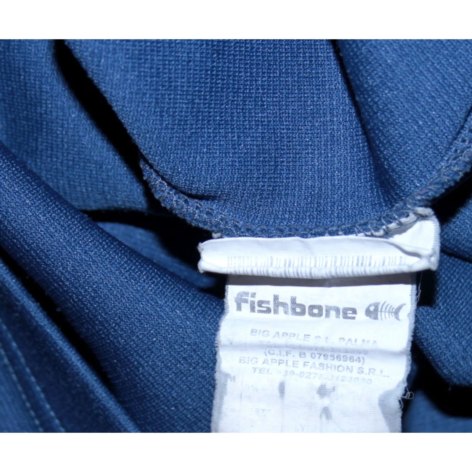 Vintage Fishbone XL Blue Mens Long Sleeve Jumper Jacket Size US XL / EU 56 / 4 - 5 Thumbnail