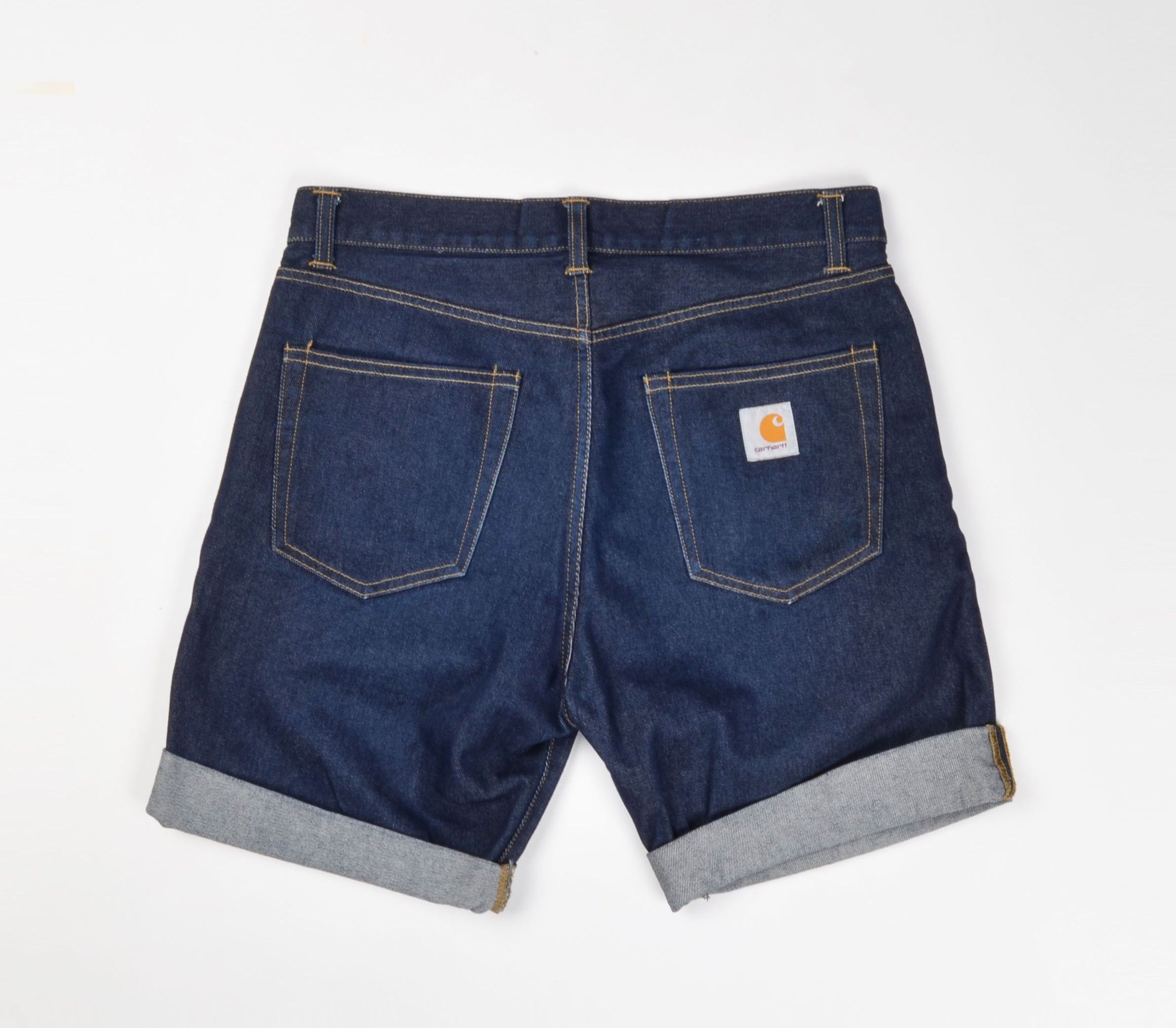 Carhartt Wip Carhartt Wip Blue Denim Pontiac Shorts Size US 32 / EU 48 - 2 Thumbnail