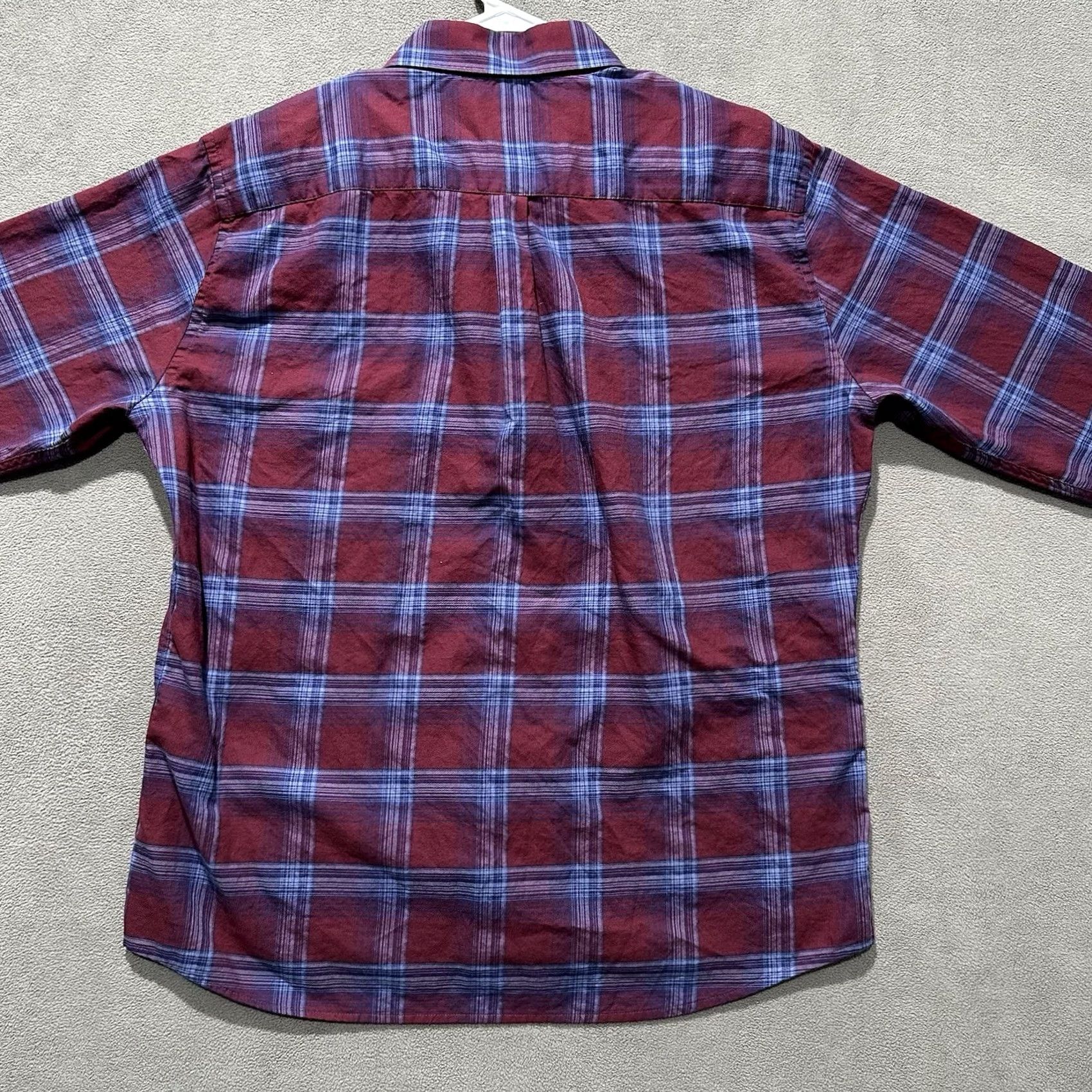 Peter Millar Peter Millar Shirt Mens Large Red Fitzwilliam Autumn Plaid Cotton Button-Up Size US L / EU 52-54 / 3 - 2 Thumbnail