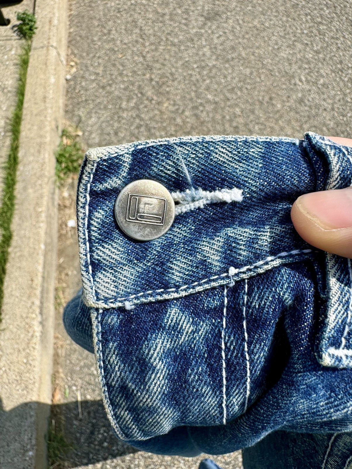 Fubu × Vintage 1990’s Vintage FUBU Baggy Y2K Hip Hop Denim Jeans Size US 34 / EU 50 - 8 Thumbnail