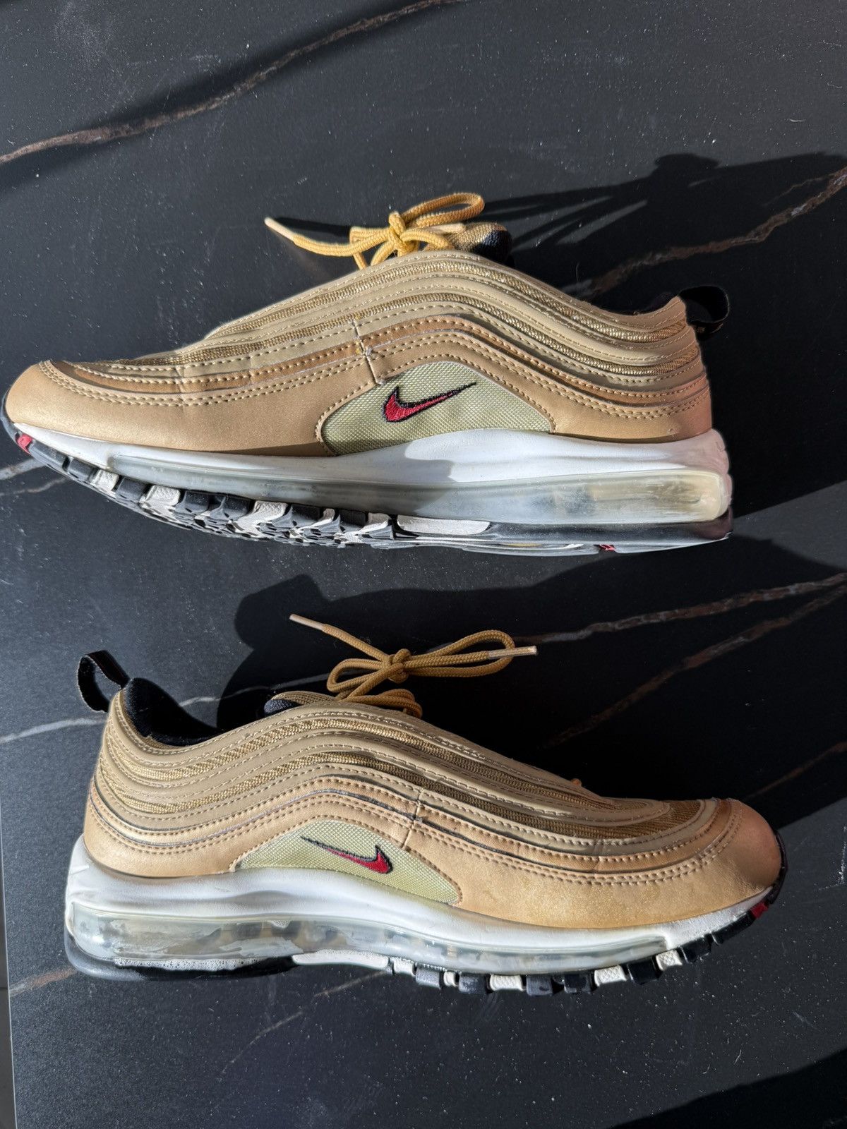 Nike Nike Air Max 97 OG Gold Size US 9 / EU 42 - 5 Thumbnail