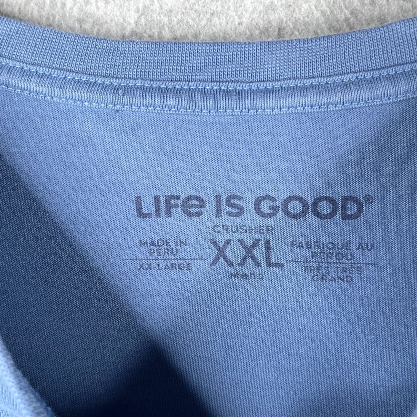 Life is Good Life Is Good Crusher Long Sleeve Shirt Christmas Grinch Golf Green Mens L UI Green Crew Neck Cotton Machine Washable Solid Christmas 2020s Size US L / EU 52-54 / 3 - 5 Thumbnail