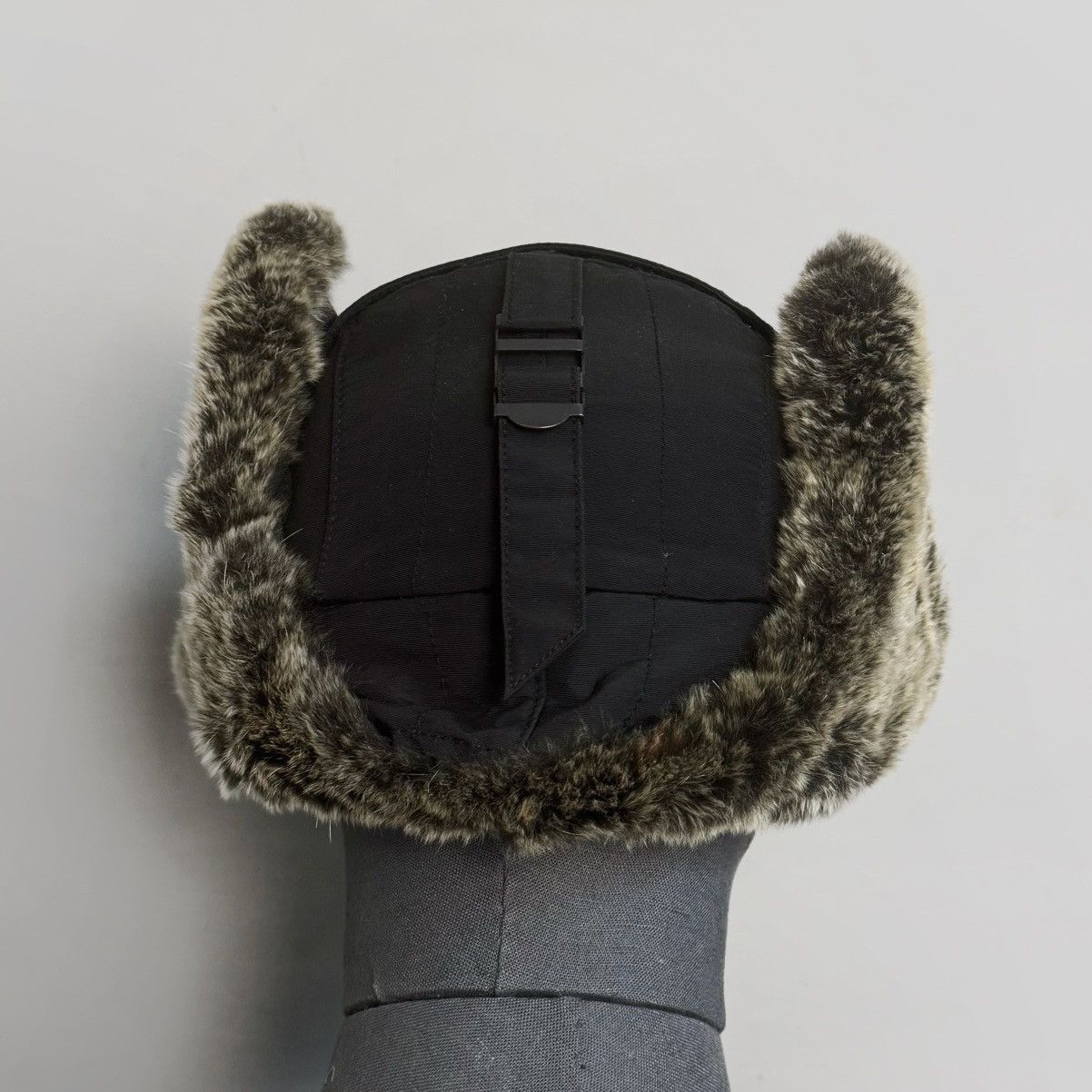 Woolrich Woolen Mills Woolrich Trapper Hat Rabbit Fur Trim Ushanka Y2K Size ONE SIZE - 5 Thumbnail