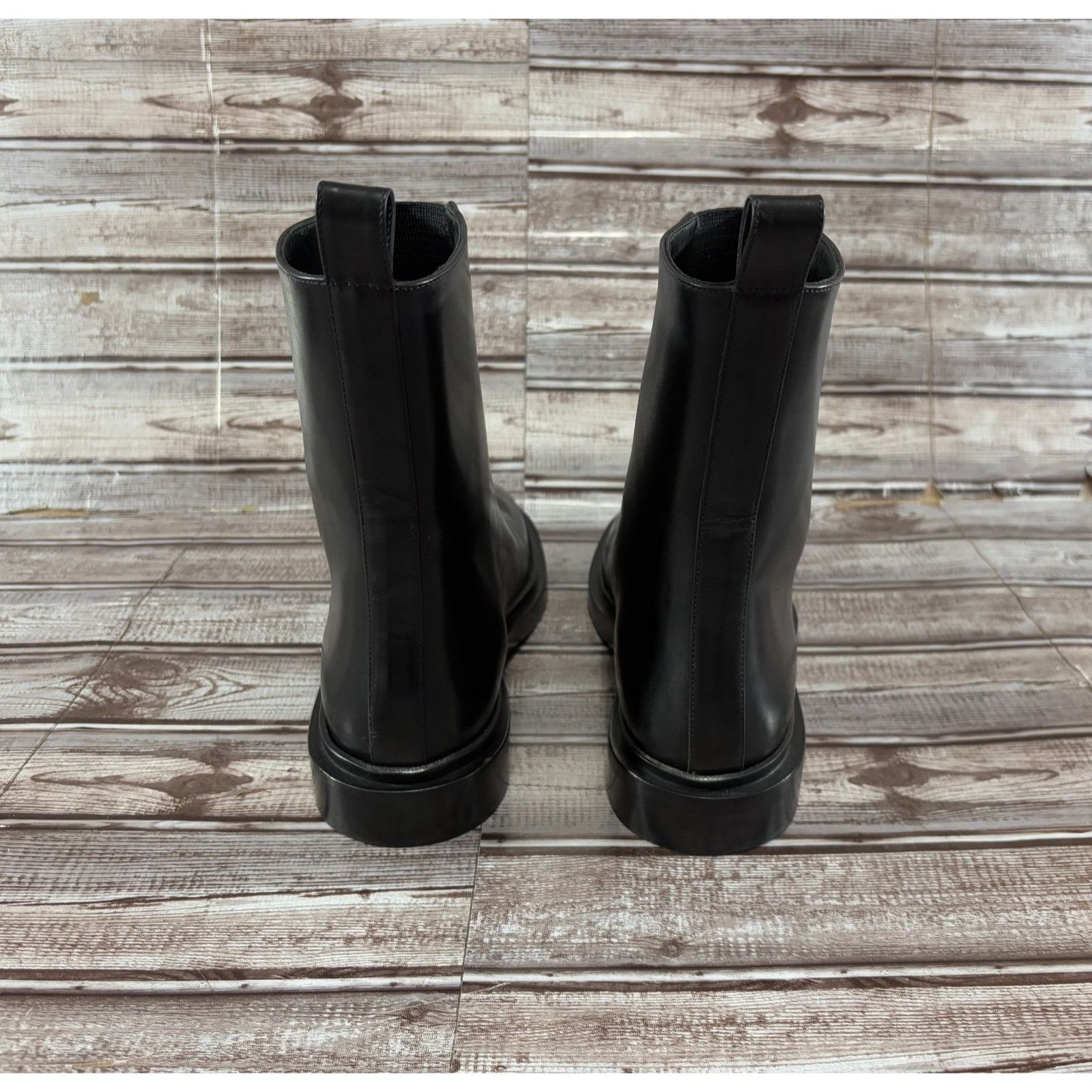 Jil Sander Jil Sander chunky leather boots size 39 US 6.5 black mspr $1 Size US 6.5 / EU 39-40 - 3 Thumbnail