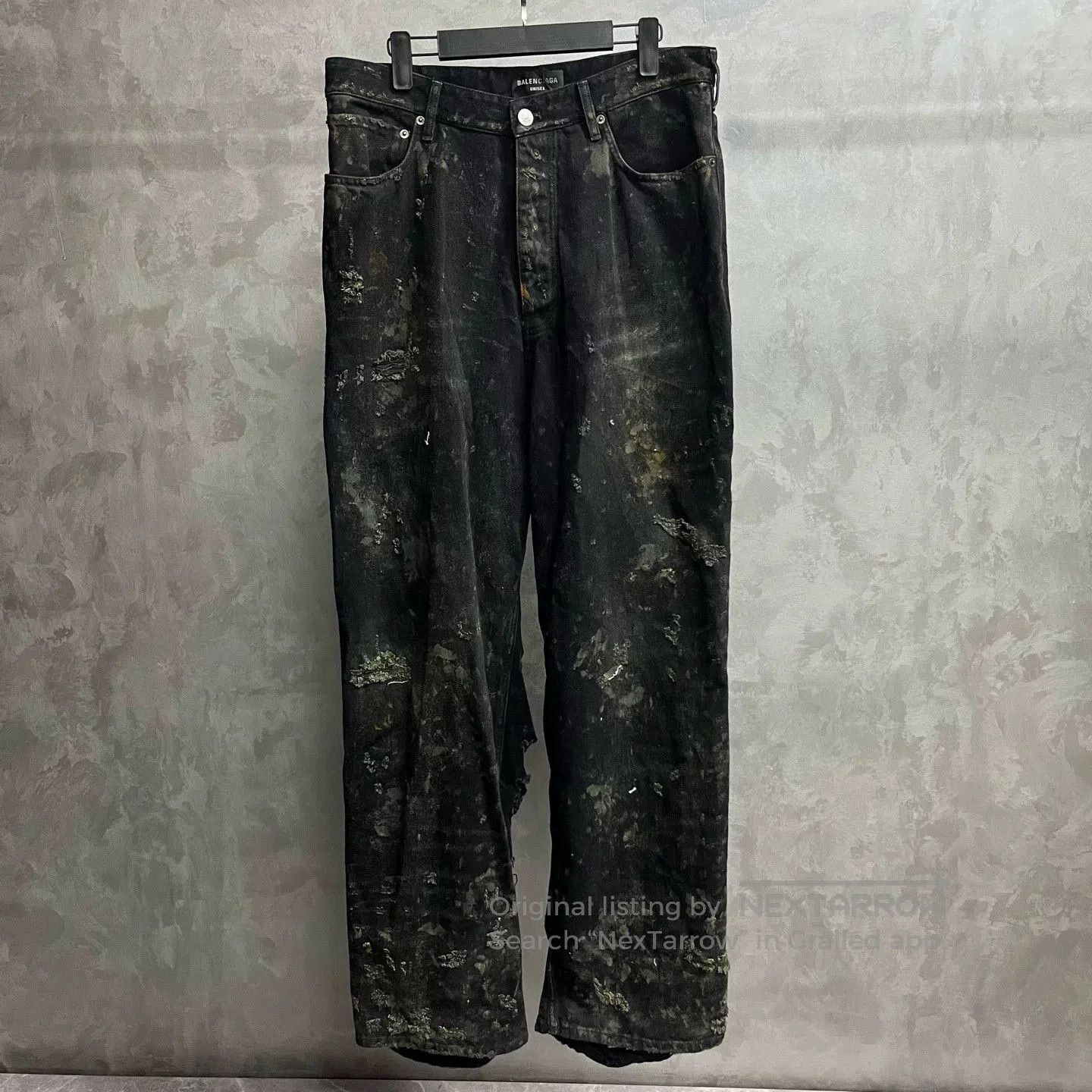 Balenciaga Balenciaga Distressed Straight. Size 22" - 1 Thumbnail