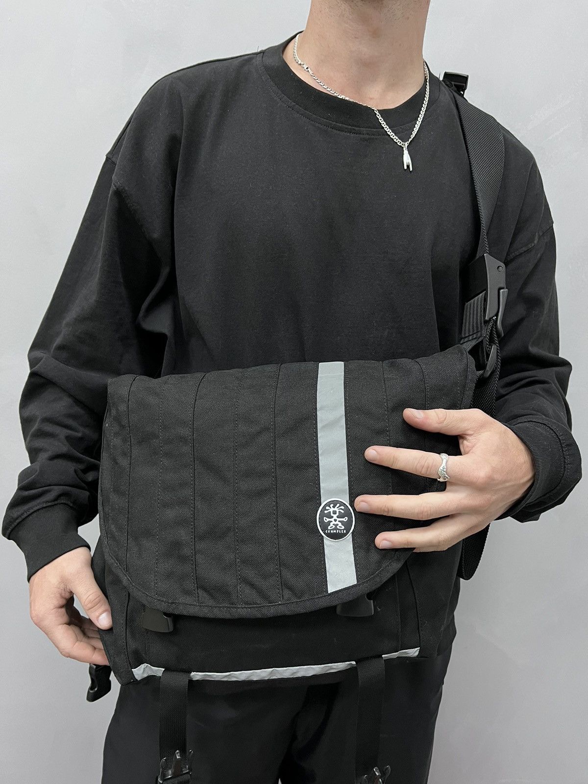 Freitag × Vintage Freitag style Messenger Crossbody Bag y2k gorpcore style Size ONE SIZE - 4 Thumbnail