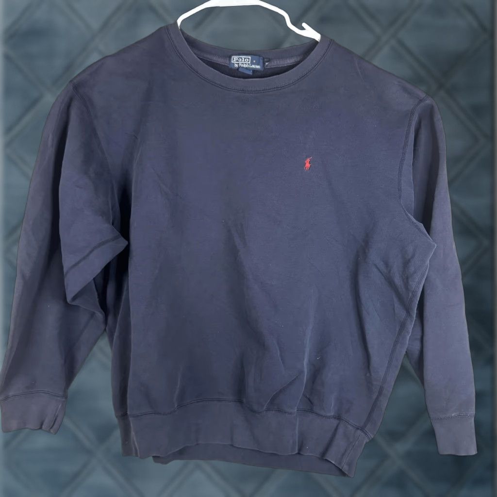 Polo Ralph Lauren Polo Ralph Lauren Sweatshirt Mens XL Blue Crewneck Fleece Pullover Pony Logo Hoodie Size US XL / EU 56 / 4 - 1 Thumbnail