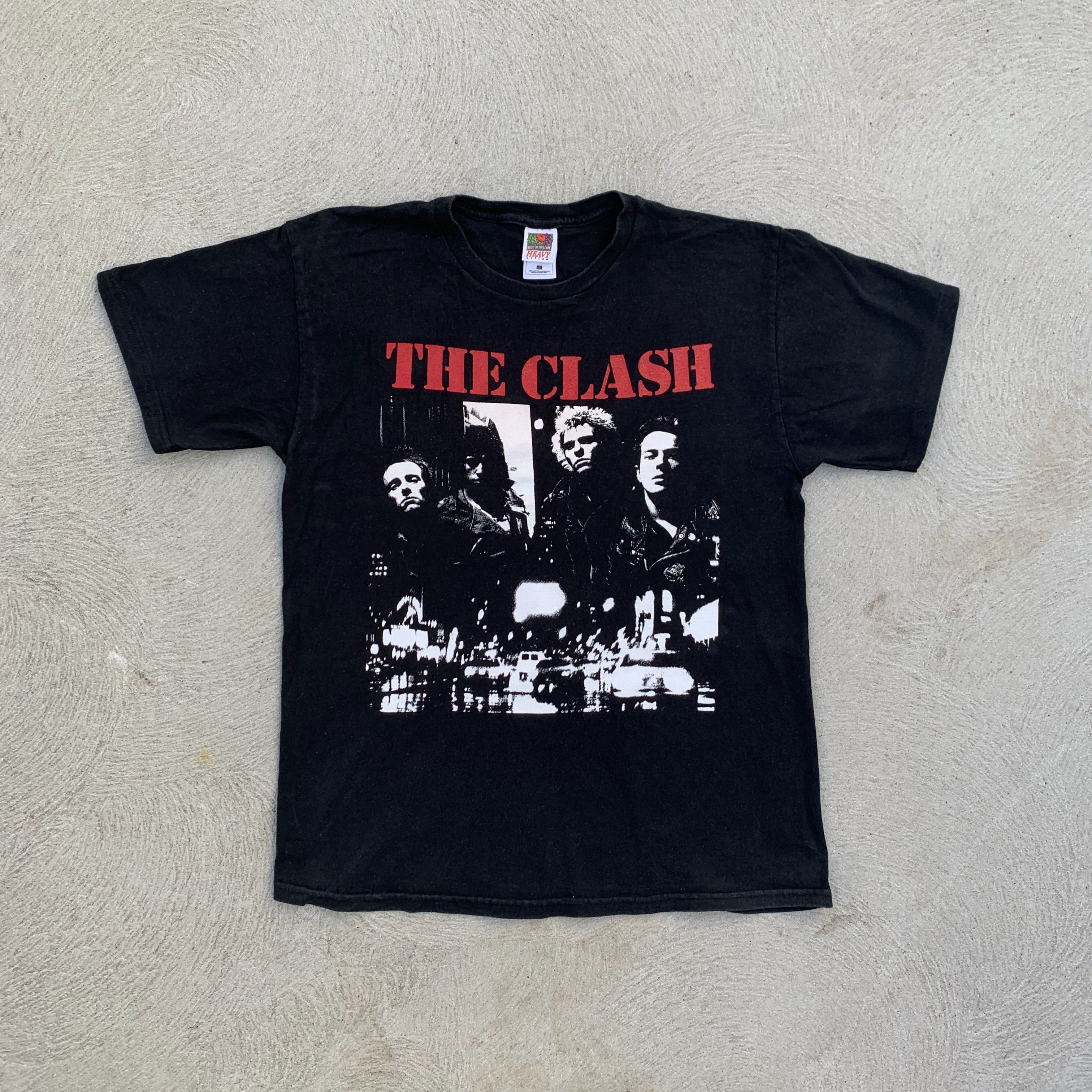 Vintage The Clash 80s 90s band T Shirt Size Medium Tour Tee