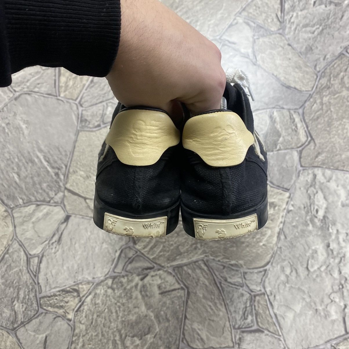 Off-White Off white shoes low vulcanized Black Size US 9 / EU 42 - 8 Thumbnail