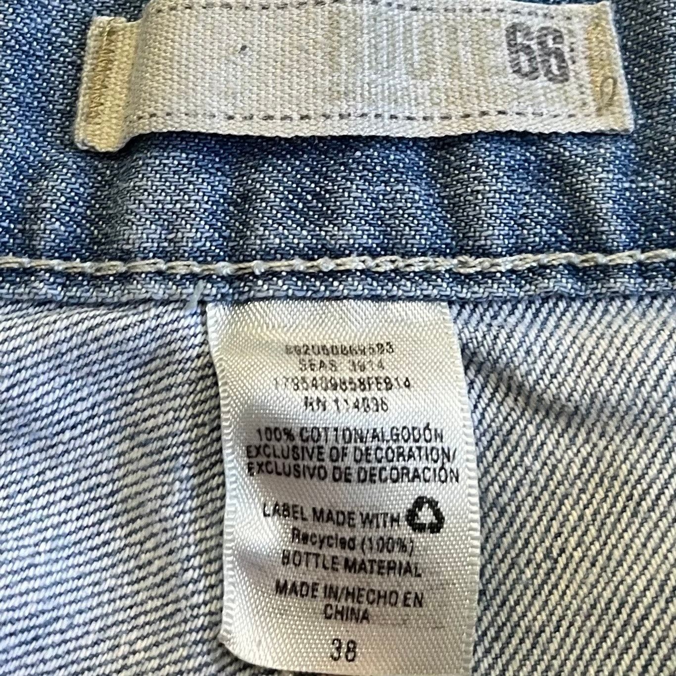 Route 66 Route 66 Embroidered Light Washed Baggy Jorts 38W Size US 36 / EU 52 - 3 Thumbnail