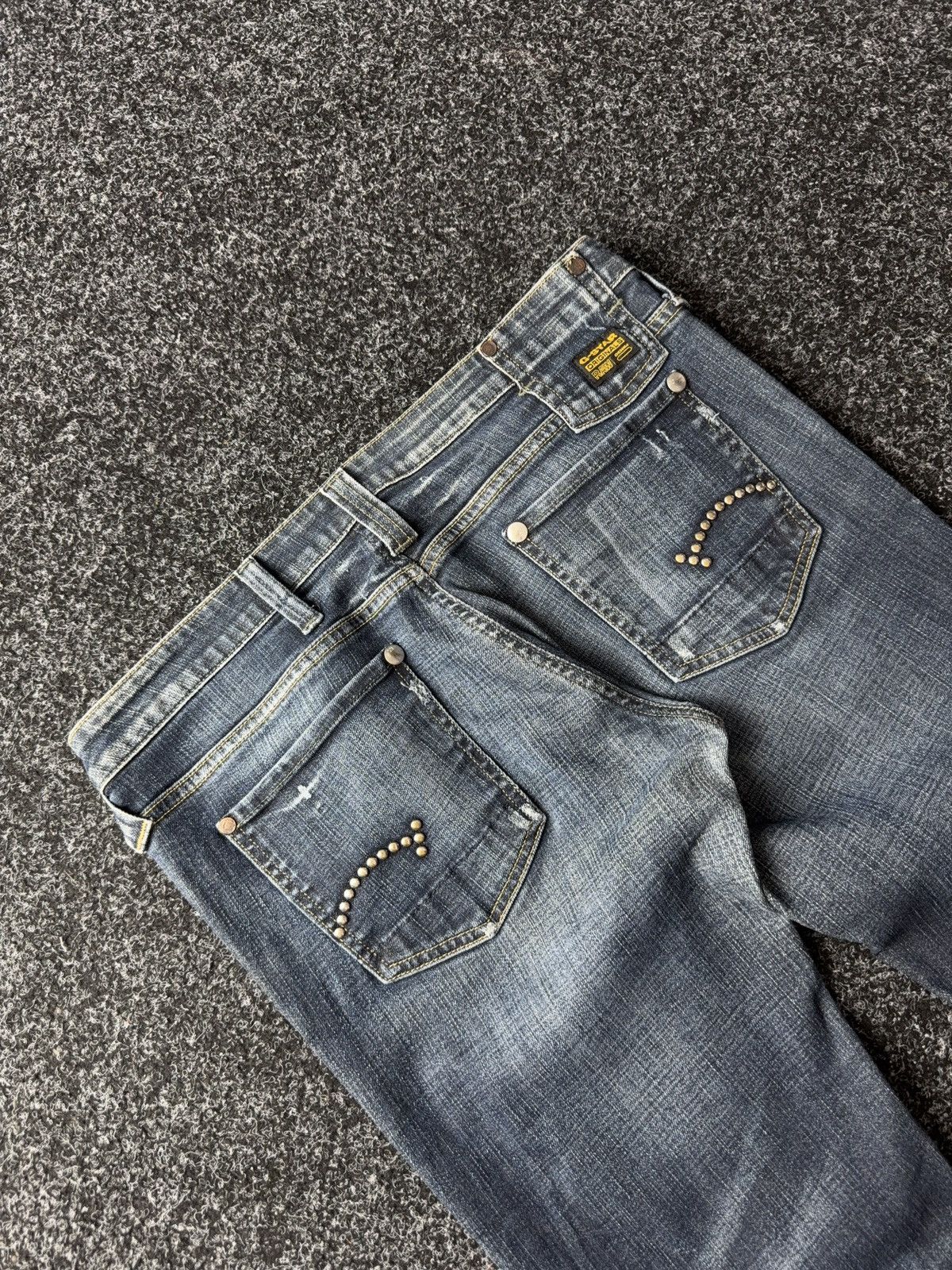 G-Star 🔥G Star PUNK OPIUM Retro Y2K BLUE GOTHIC JEANS Y2k goth Size 34" / US 12 / IT 48 - 11 Thumbnail