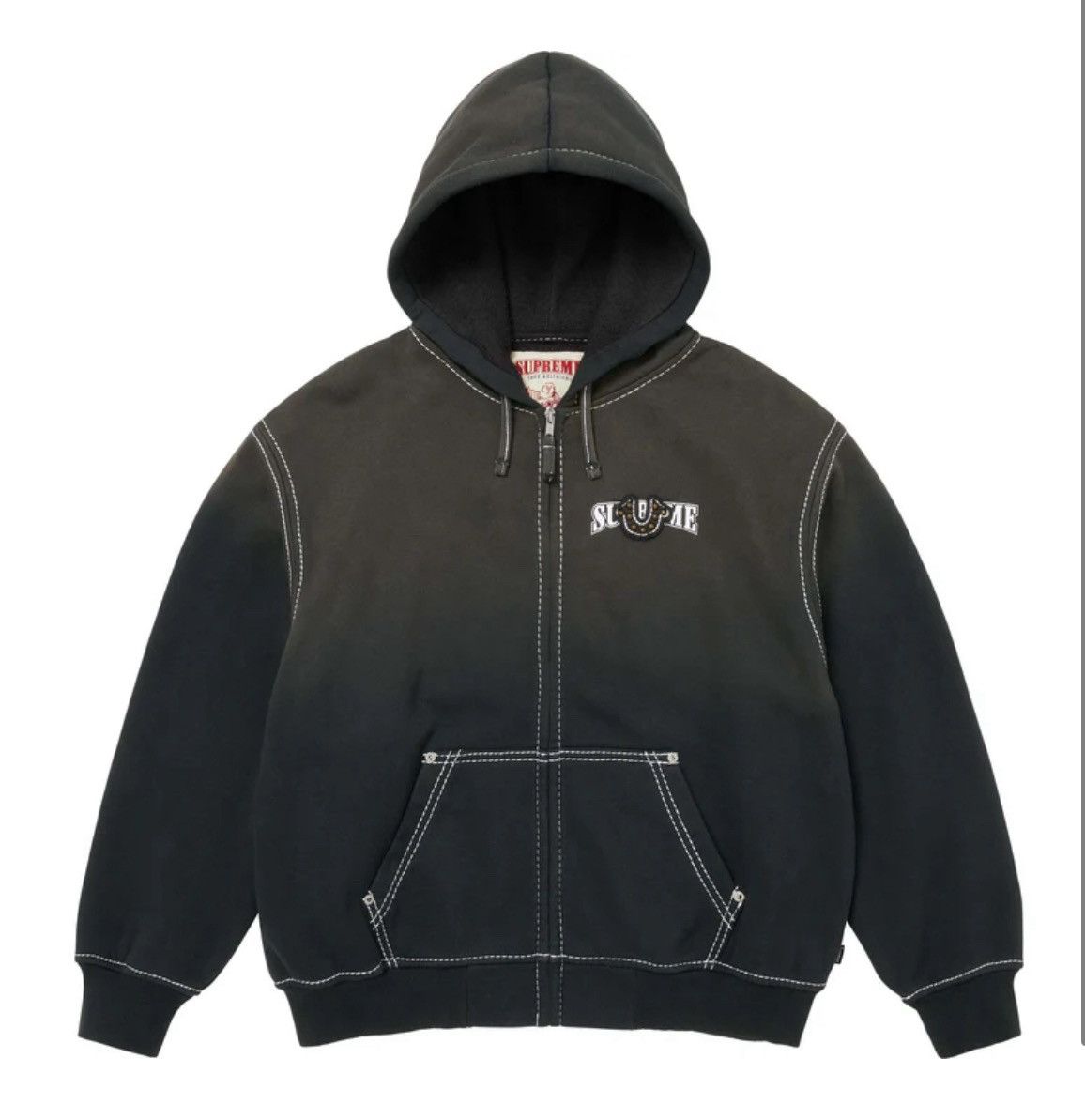 Damien Hirst × Supreme SUPREME/DAMIEN HIRST ZIP UP HOODED