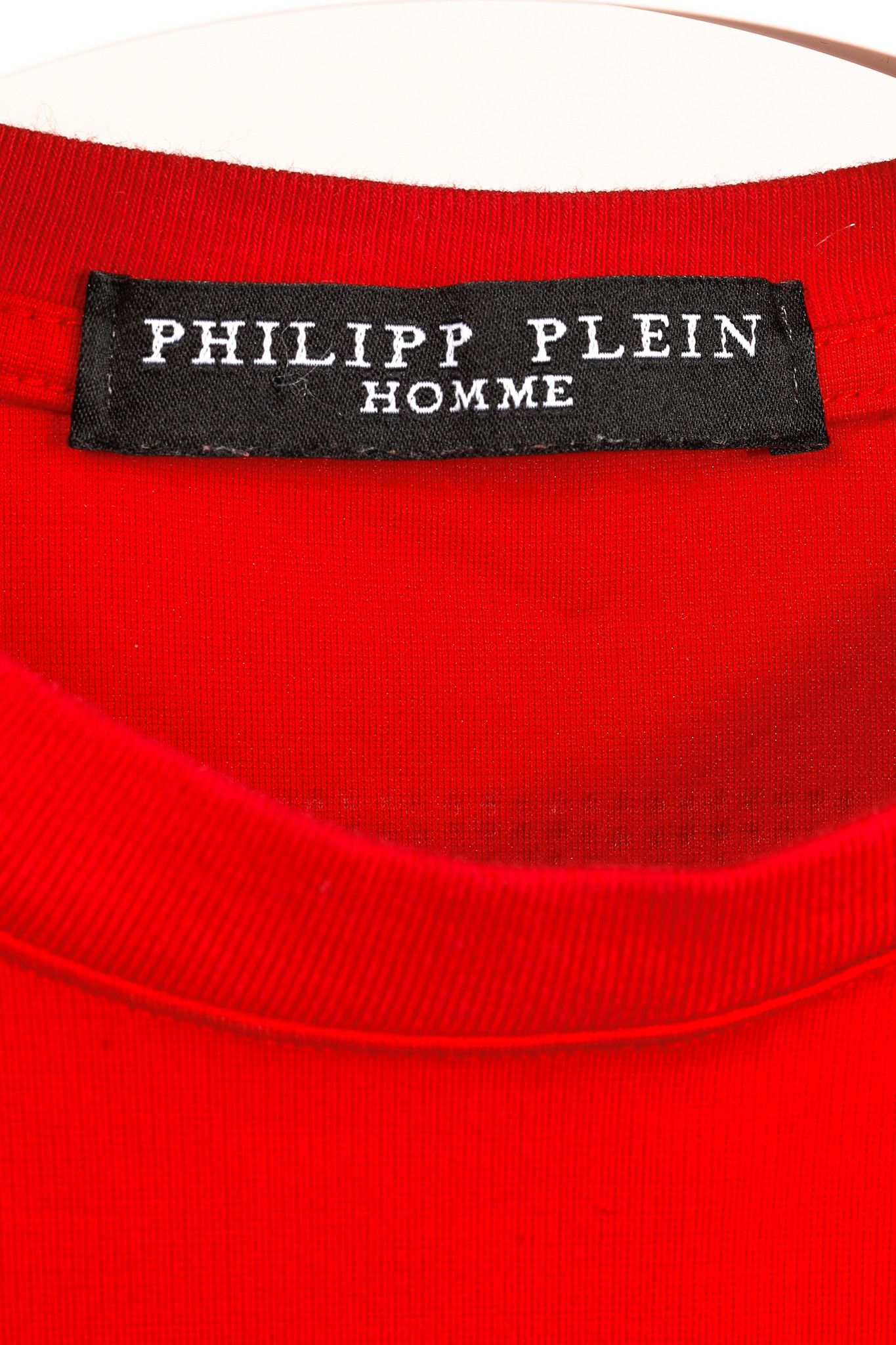 Philipp Plein Philipp Plein Red Patch Rhinestone-Skull Tee Size US XS / EU 42 / 0 - 8 Thumbnail