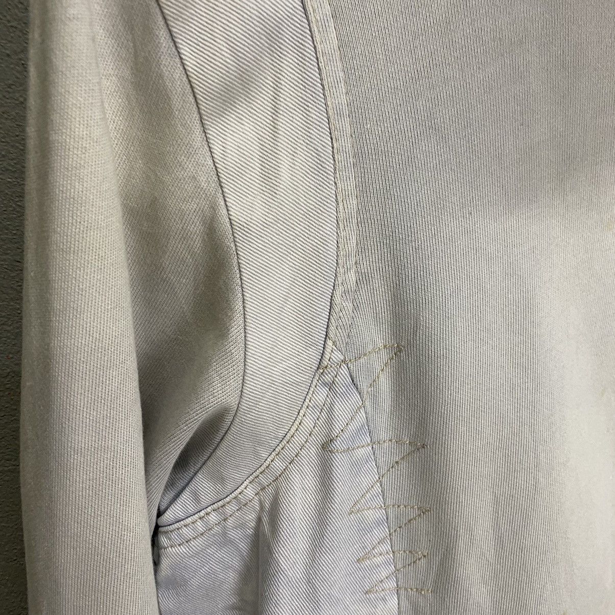 Japanese Brand PPFM faded denim mix cotton hoodie jacket Size US M / EU 48-50 / 2 - 17 Thumbnail