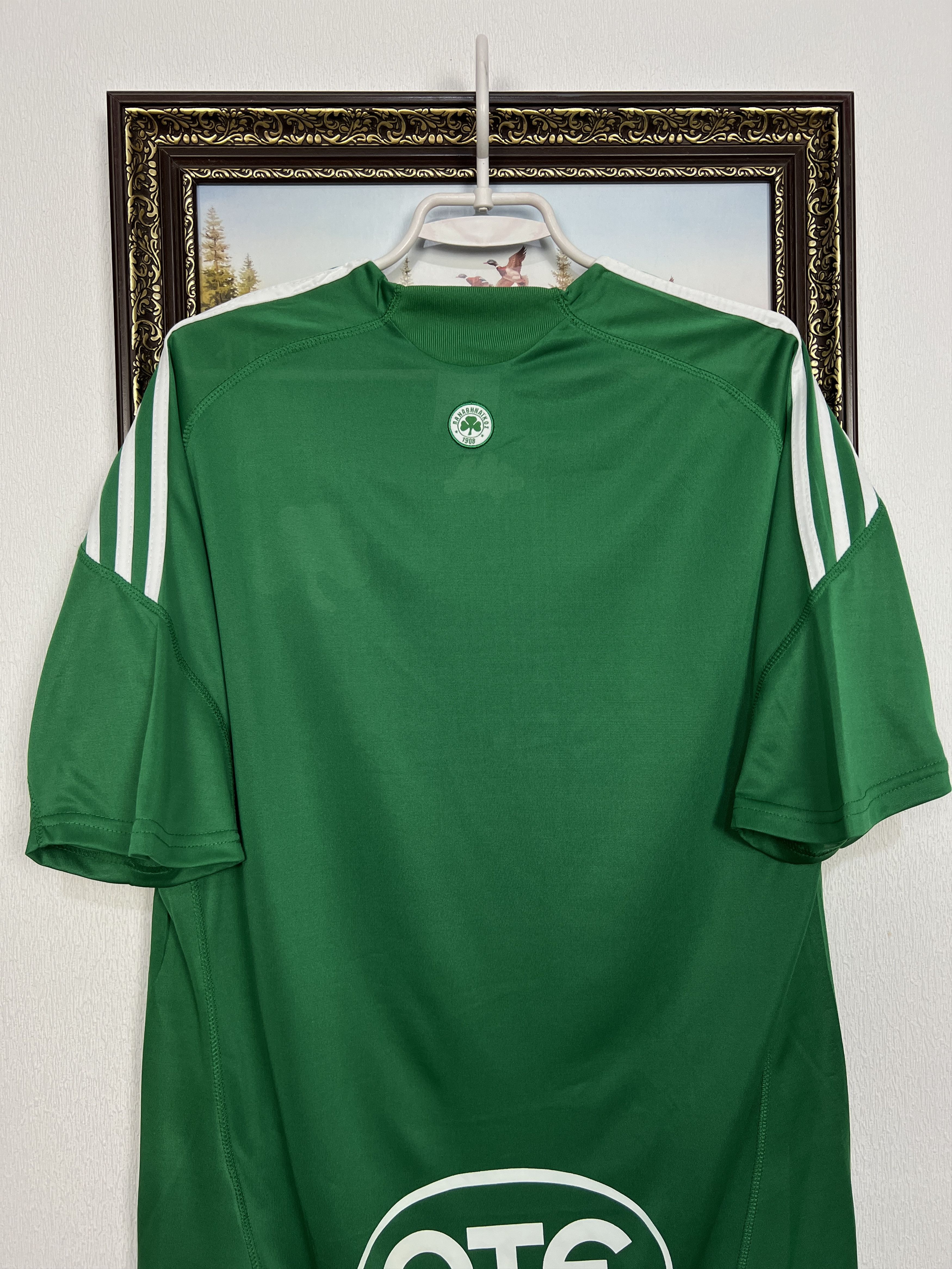 Adidas Panathinaikos Home football shirt 2007 Soccer Jersey Trikot Size US L / EU 52-54 / 3 - 8 Thumbnail