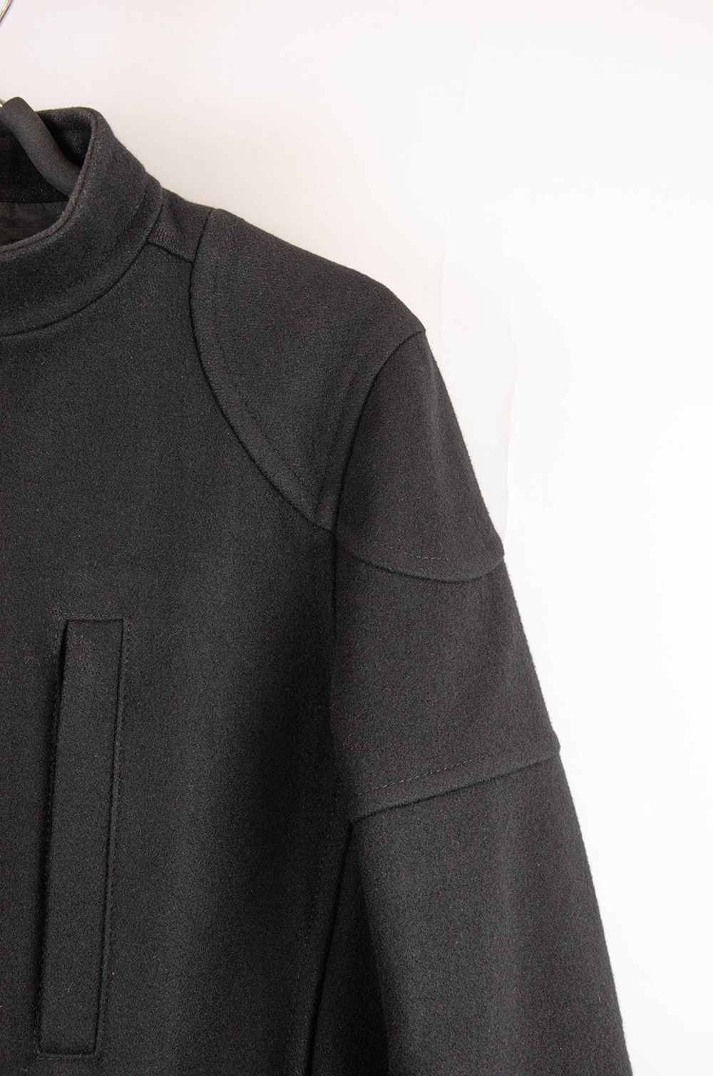 Dsquared2 Dsquared2 Italian Wool Long Coat Black IT48 Size US M / EU 48-50 / 2 - 6 Thumbnail