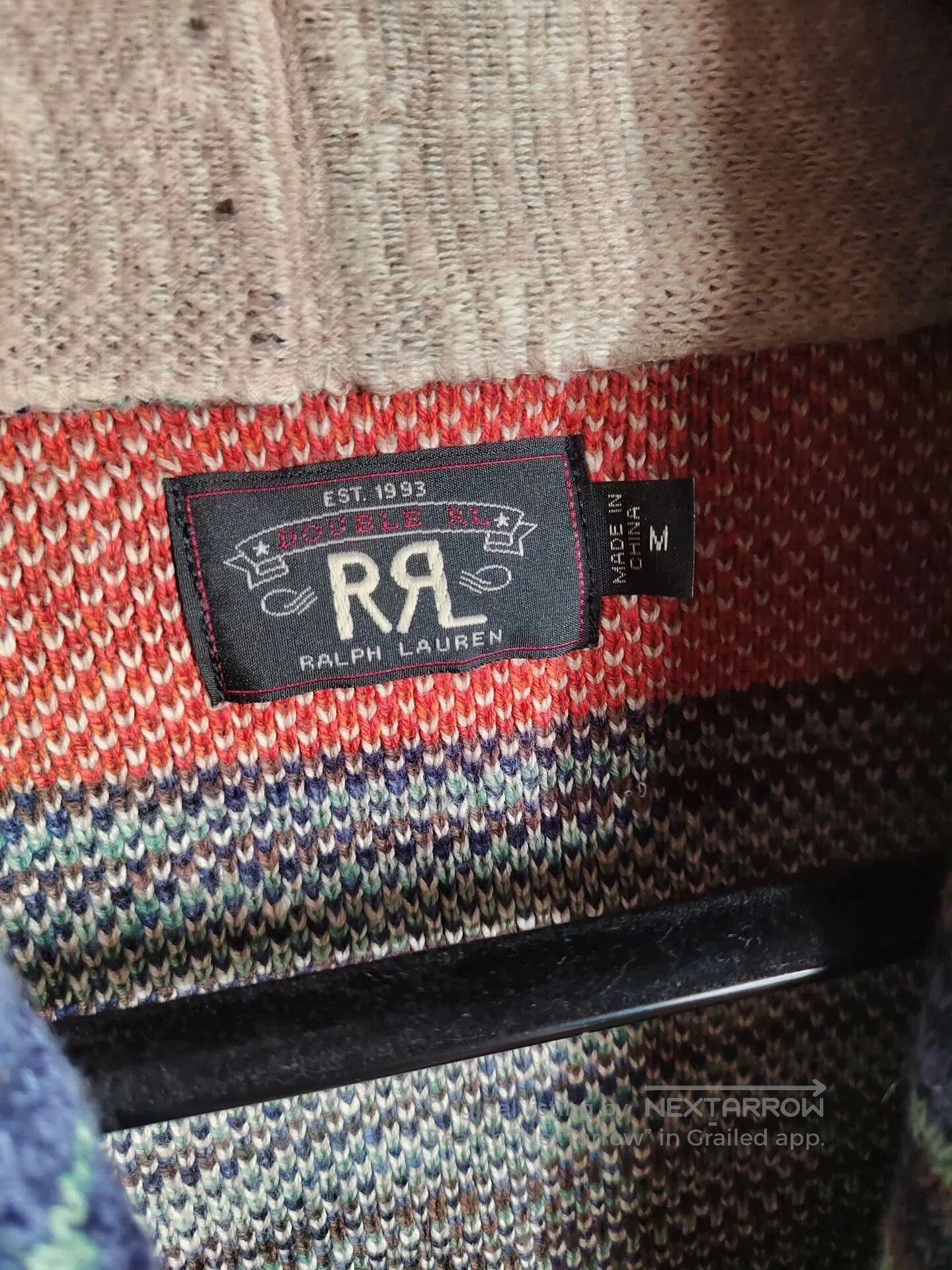 RRL Ralph Lauren RRL Ralph Lauren Rainbow Stripe Cardigan. Size US M / EU 48-50 / 2 - 4 Thumbnail