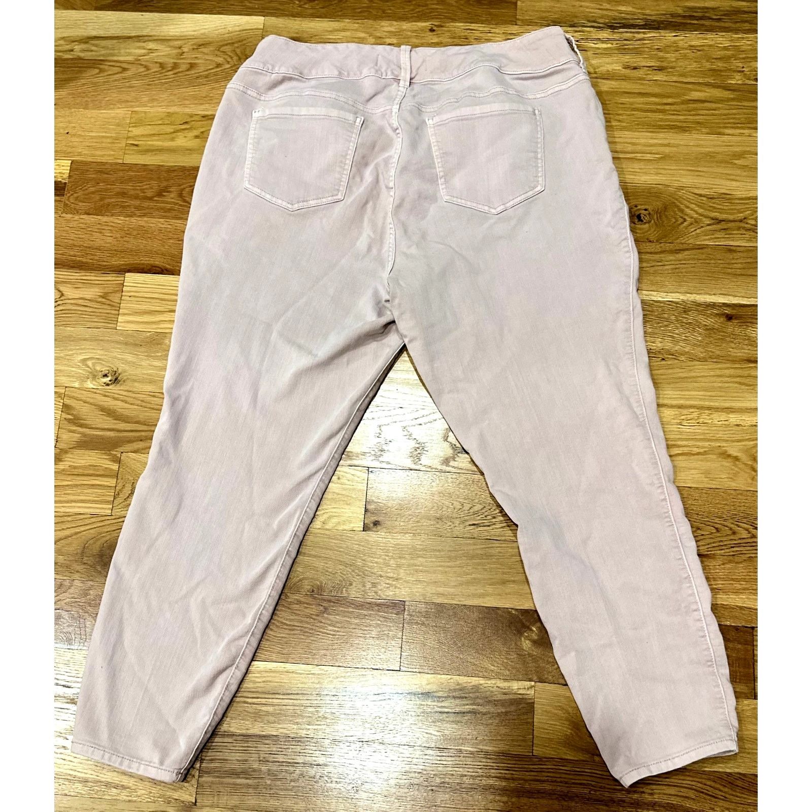 Other Torrid Womens Plus Slim Leg Stretch Designer Jeans Pink 20R Size 42" / US 20 - 10 Thumbnail