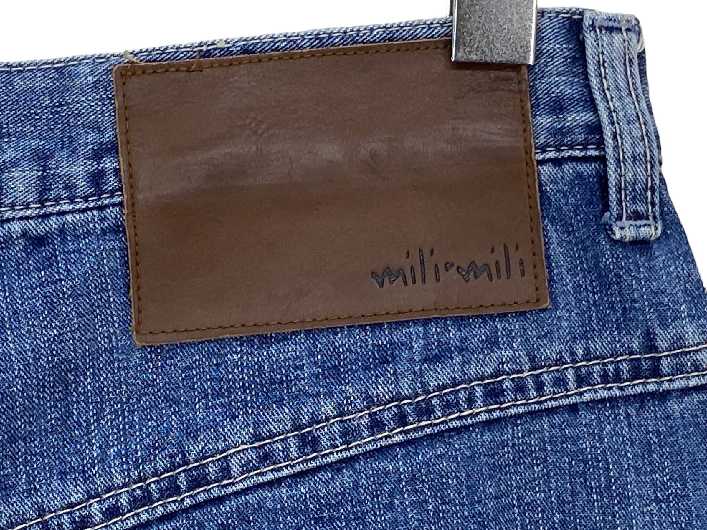 Japanese Brand Mili Mili Baker Pocket Drop Crotch Jeans Size US 30 / EU 46 - 8 Thumbnail
