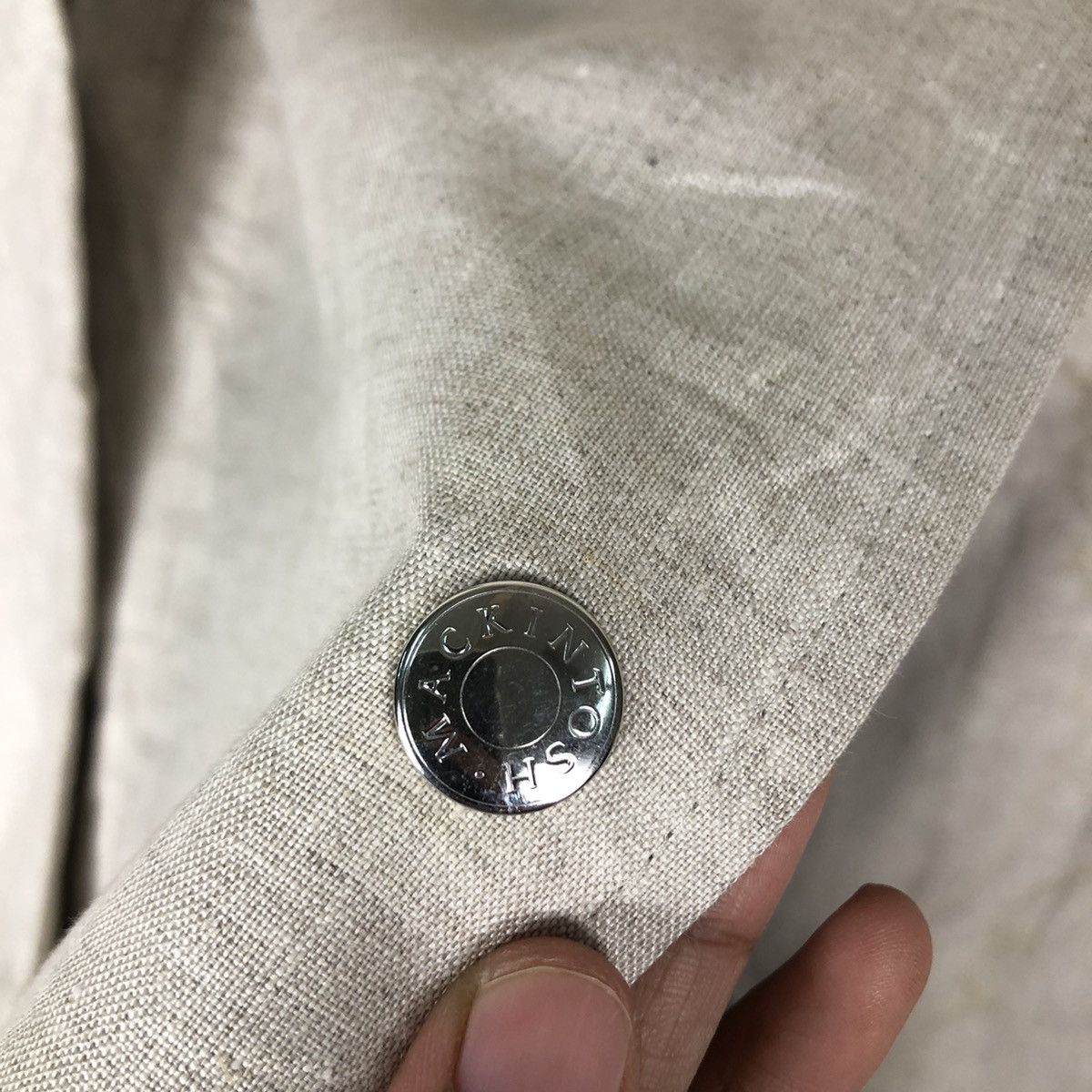 Mackintosh 🔥Rich Grey Long Jacket Fly Coats Jacket Mackintosh Made UK Size US M / EU 48-50 / 2 - 16 Thumbnail