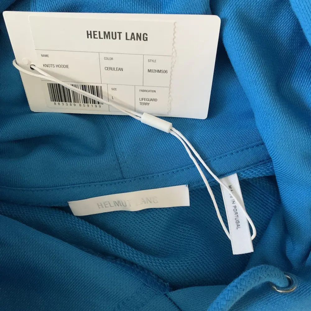 Helmut Lang Helmut Lang Lifeguard Hoodie Blue L Knot Terry Size US L / EU 52-54 / 3 - 4 Thumbnail