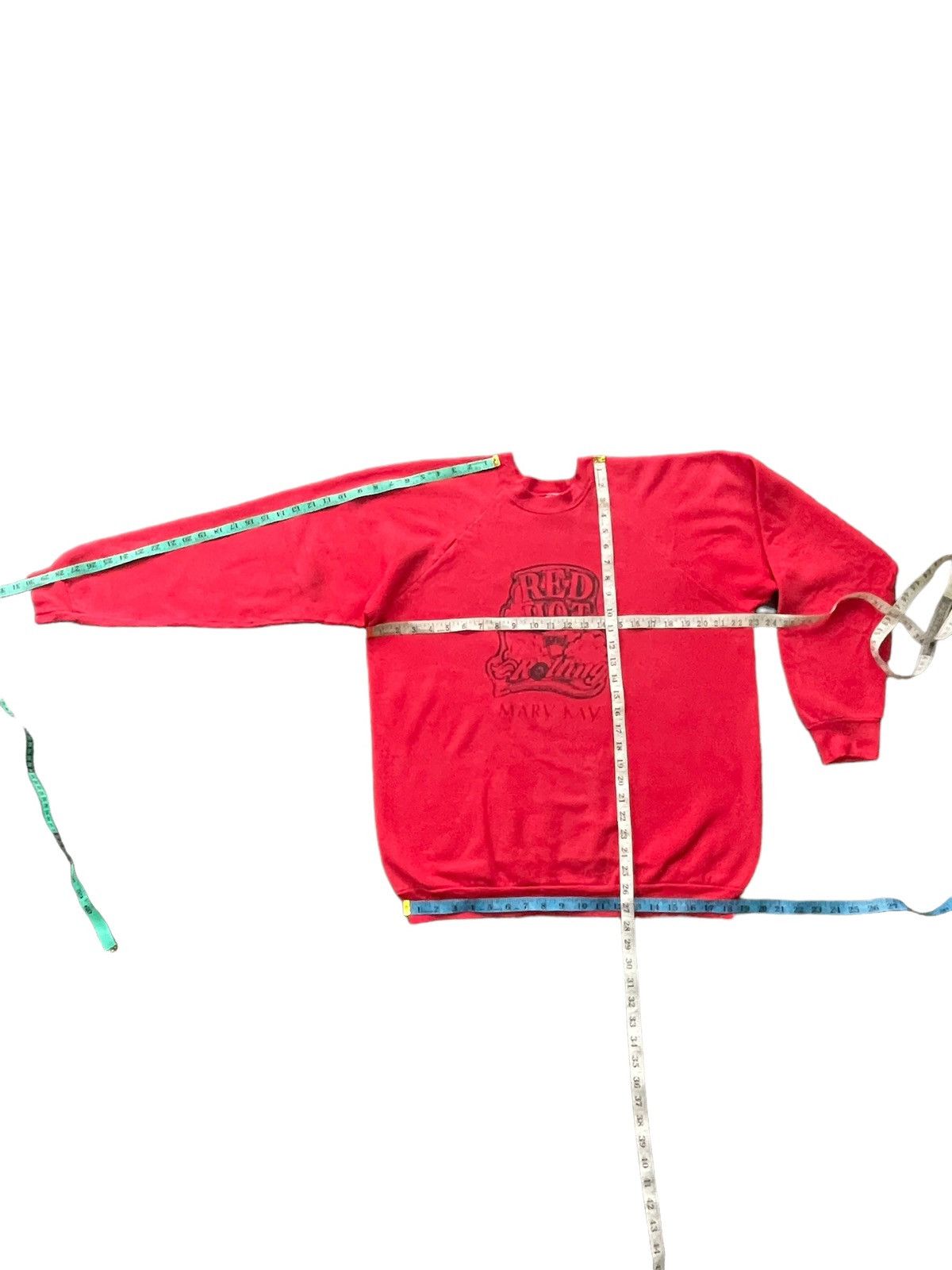 Fruit Of The Loom Vintage 80’s Red Hot & Rolling Crewneck Size US XL / EU 56 / 4 - 10 Thumbnail