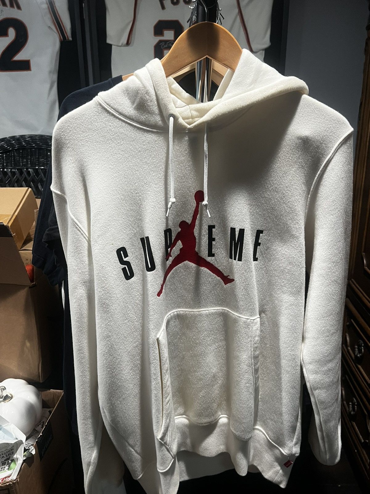 Supreme michael jordan hoodie on sale