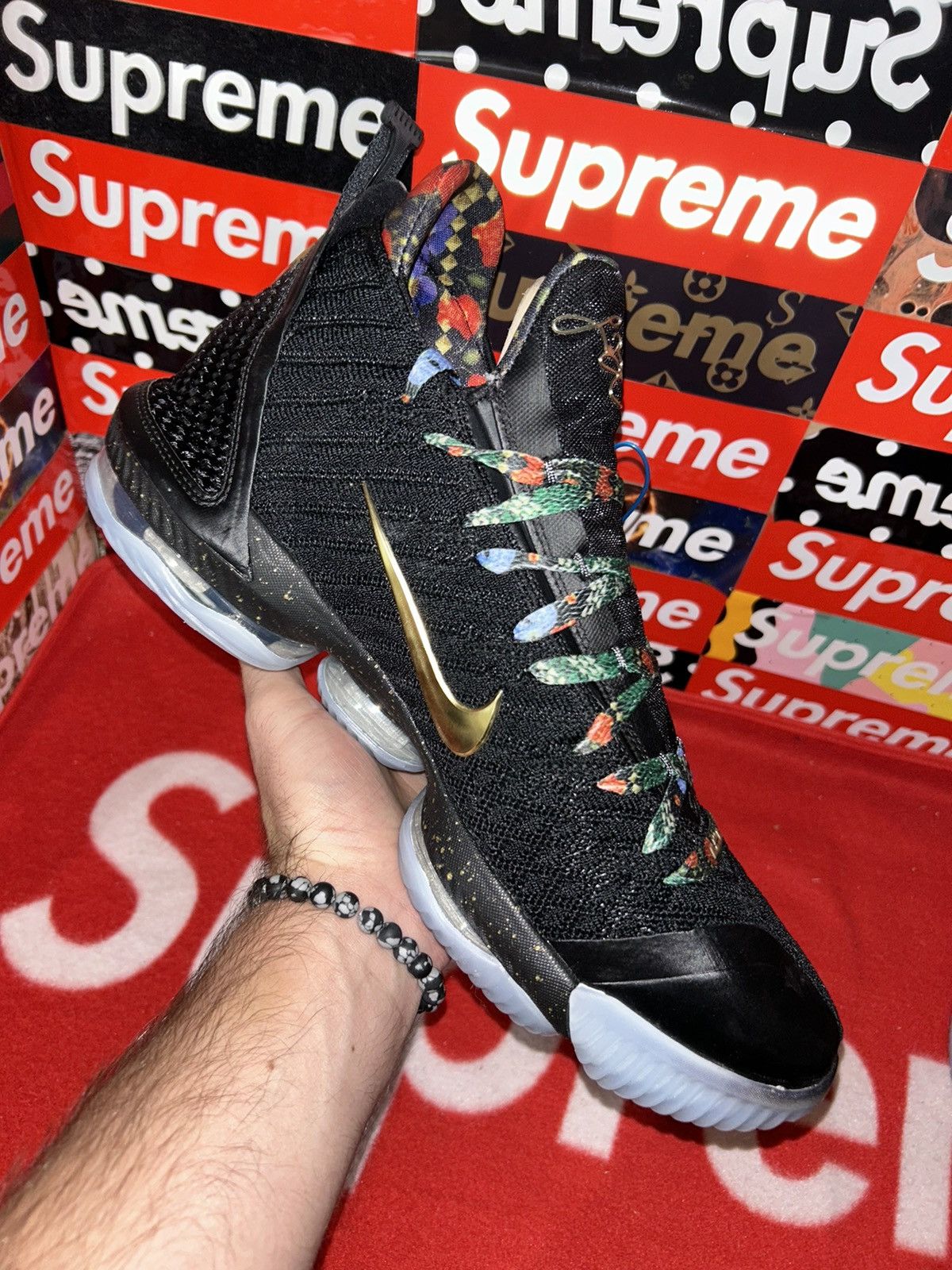 Nike NEW Nike LeBron 16 ‘Watch the Throne’ CI1518-001 size 12 NEW Size US 12 / EU 45 - 7 Thumbnail