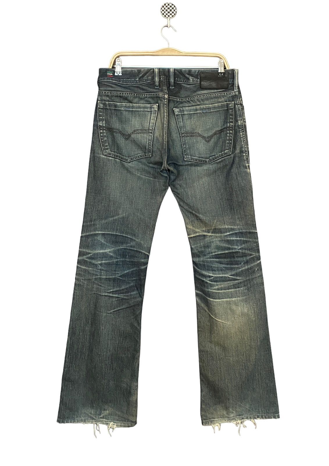Vintage Vintage Brand Diesel Patchwork Jeans 1990s Size US 30 / EU 46 - 2 Thumbnail