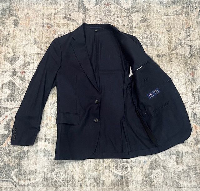 J.Crew NWOT J.Crew Ludlow Two-Piece Suit – Navy – Worsted Cotton Size 36S - 3 Thumbnail