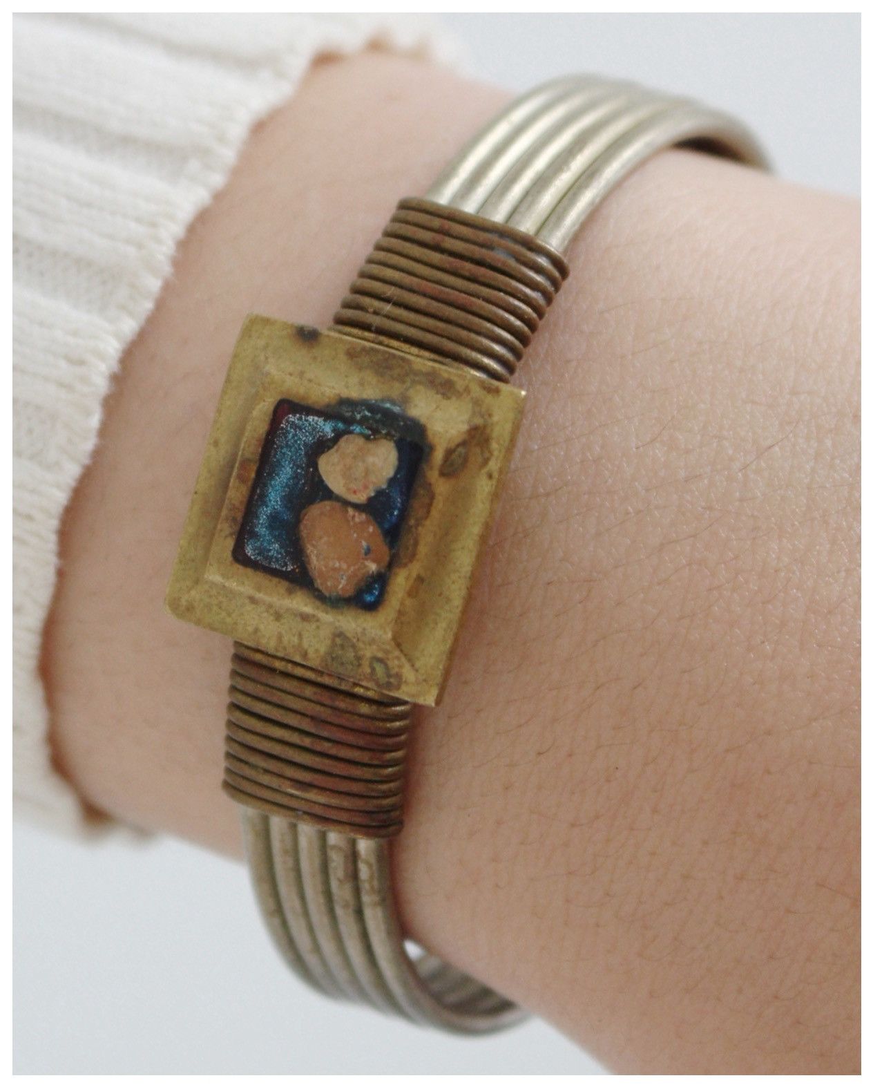 Handmade × Japanese Brand × Vintage 1990S HANDCRAFTED COPPER CUFF BRACELET Size ONE SIZE - 3 Thumbnail