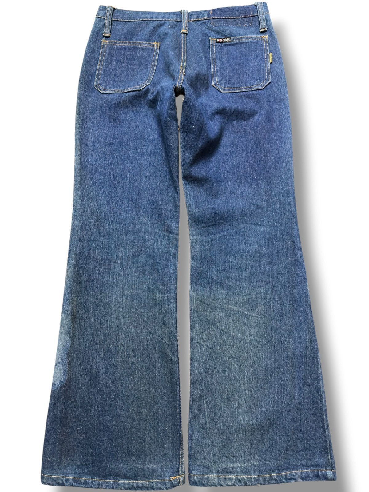 Hysteric Glamour Vintage Dan Sunny Flare Bell Bottom Mudwash Denim Size US 30 / EU 46 - 4 Thumbnail
