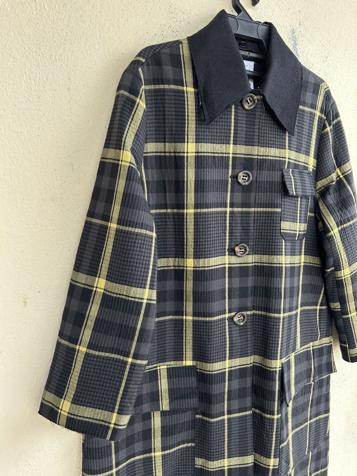 Missoni Missoni Virgin Wool Checkered Long Coat Size US S / EU 44-46 / 1 - 6 Thumbnail
