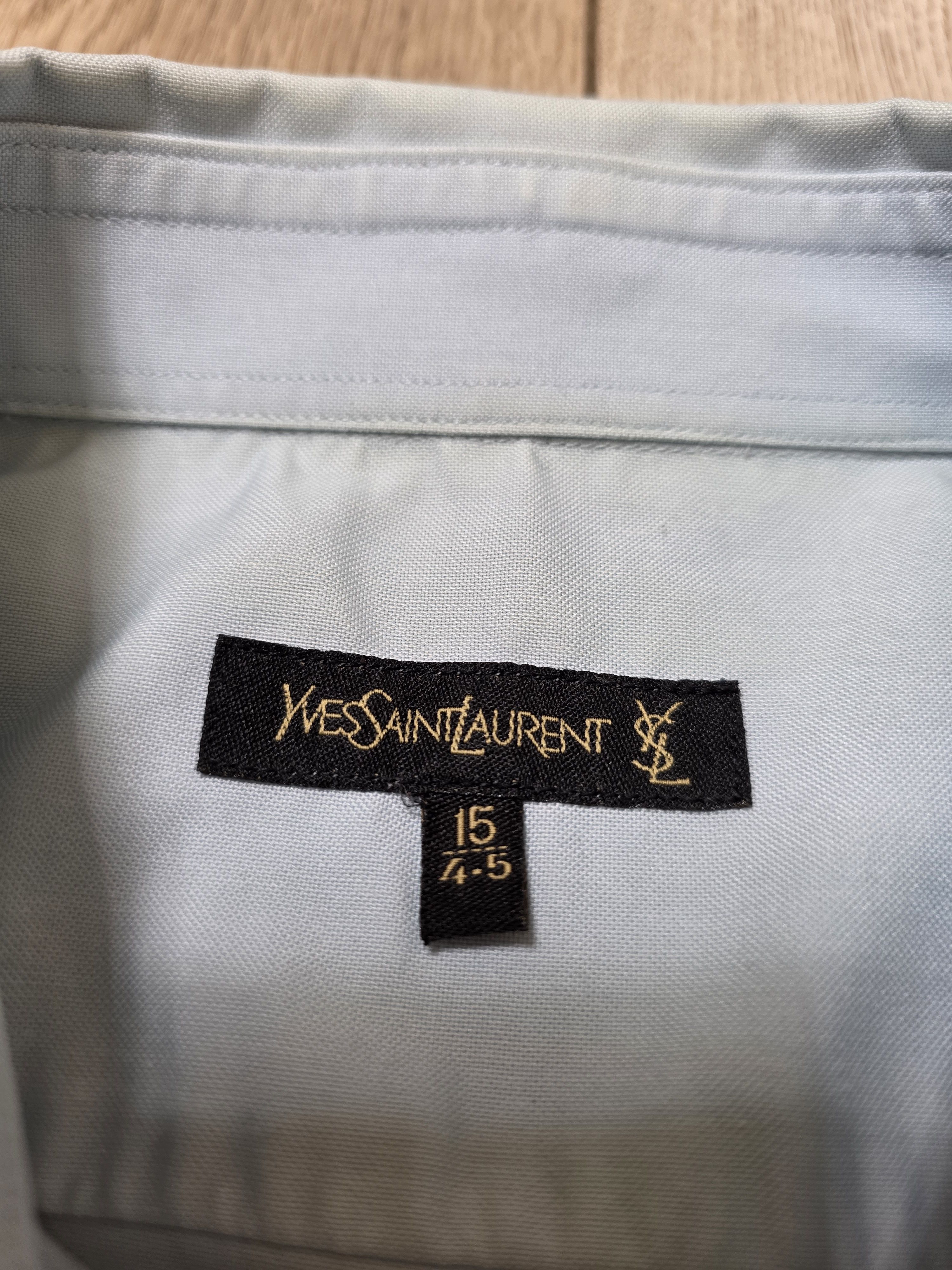 Yves Saint Laurent YVES SAINT LAURENT VINTAGE SHIRT CLASSIC BUTTON YSL BLUE Size US M / EU 48-50 / 2 - 7 Thumbnail