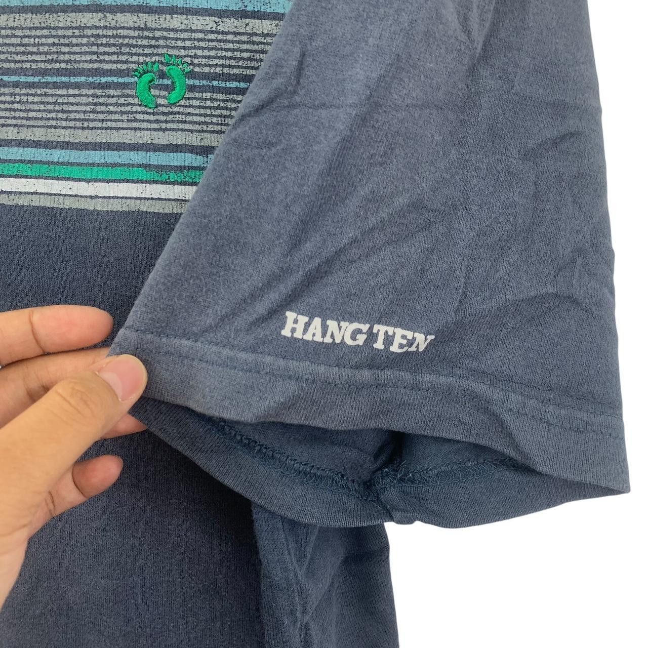 Hang Ten Vintage HANG TEN HAWAII Striped Surf Tee Shirt Size US L / EU 52-54 / 3 - 6 Thumbnail