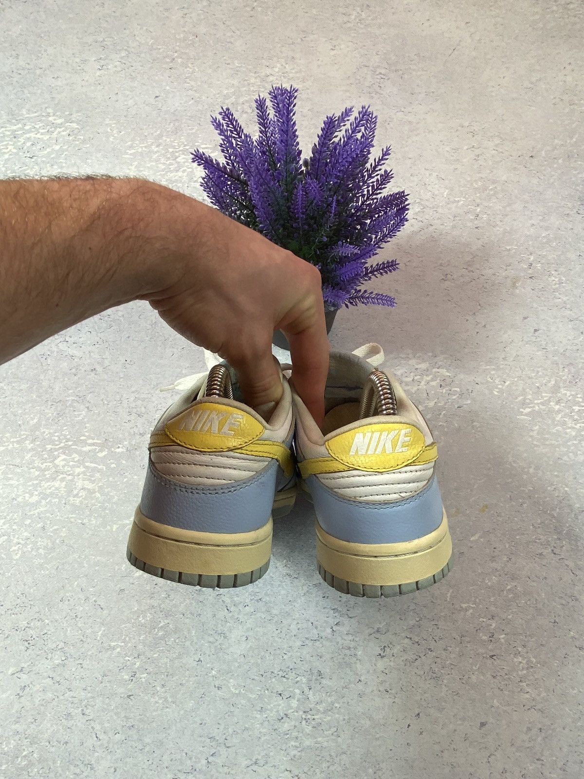 Vintage Vintage Nike Dunk Low Ice Blue Maize White 2000 Size US 5 / EU 37 - 6 Thumbnail