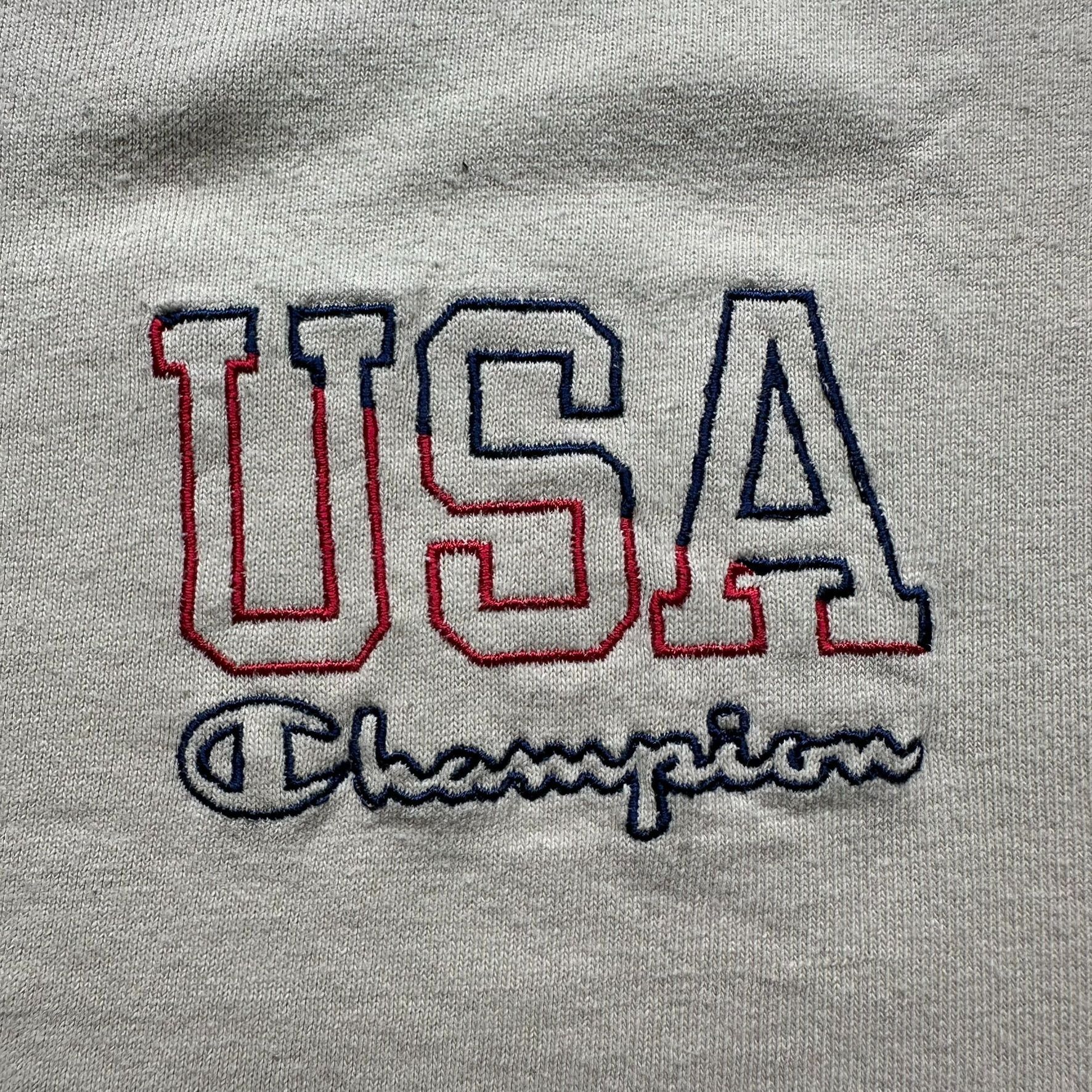 Champion Vintage Y2K Champion Team USA T-Shirt Beige Embroidered Athl Size US L / EU 52-54 / 3 - 2 Thumbnail