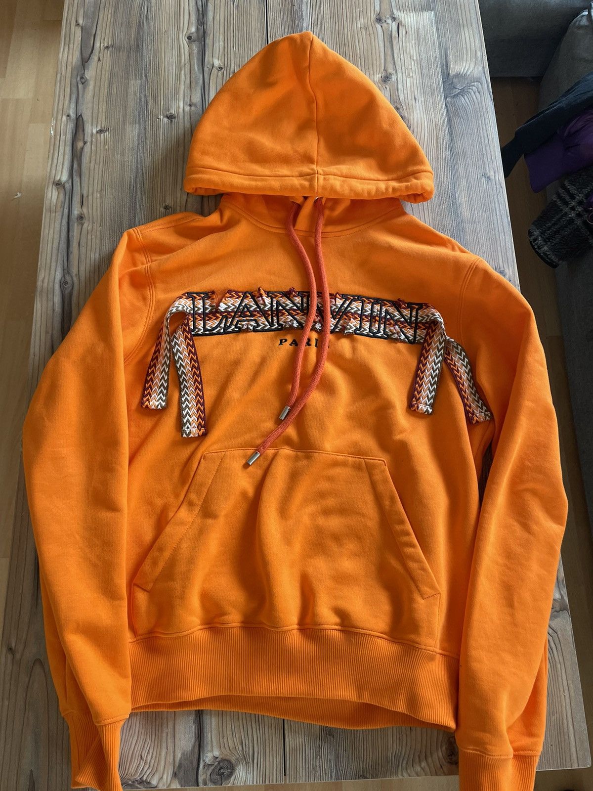 Lanvin Lanvin big laces hoodie Size US S / EU 44-46 / 1 - 1 Thumbnail