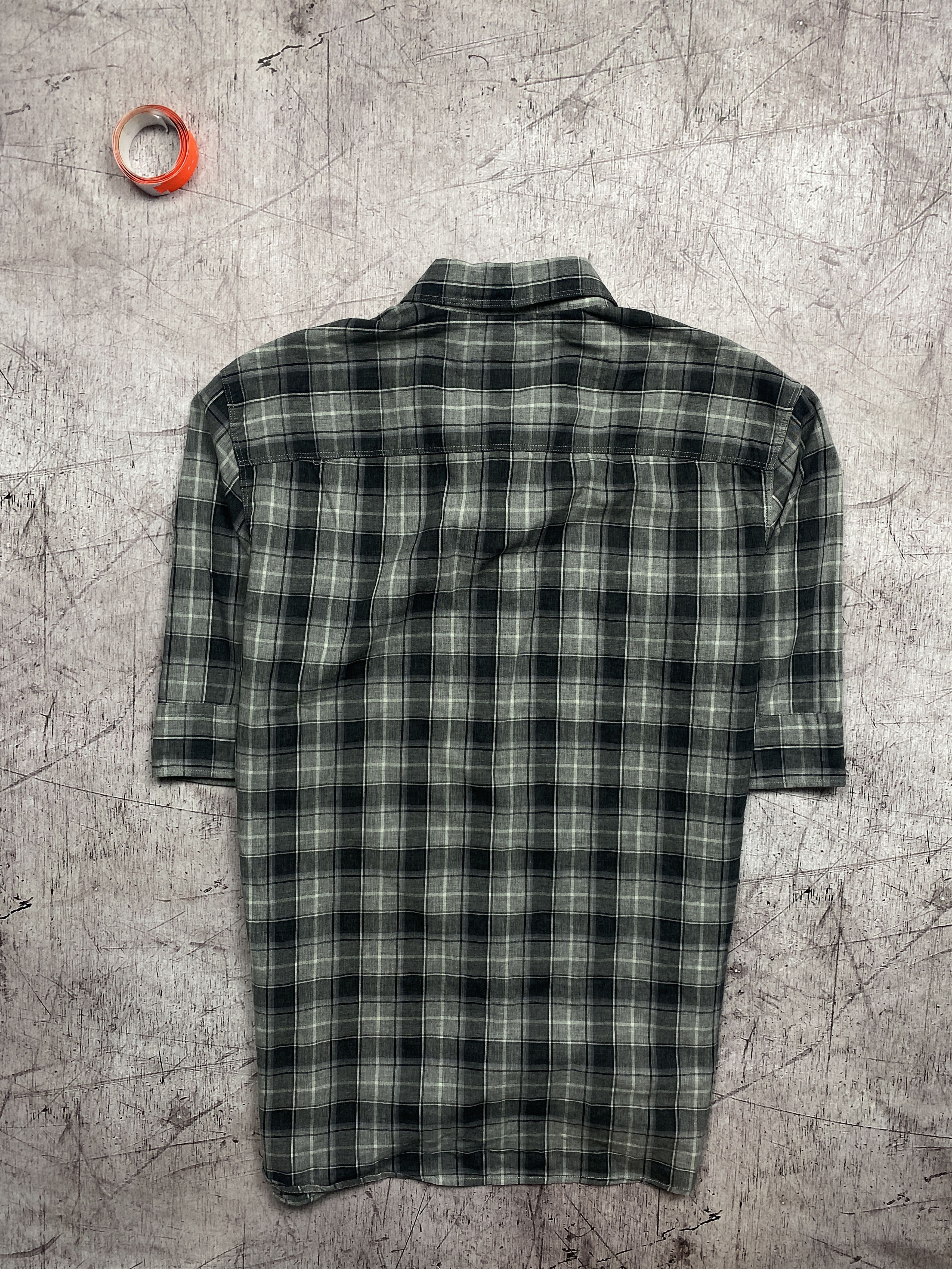 Allsaints Allsaints Vintage Mens Plaid Short Sleeve Bowerman Shirt Size US S / EU 44-46 / 1 - 6 Thumbnail