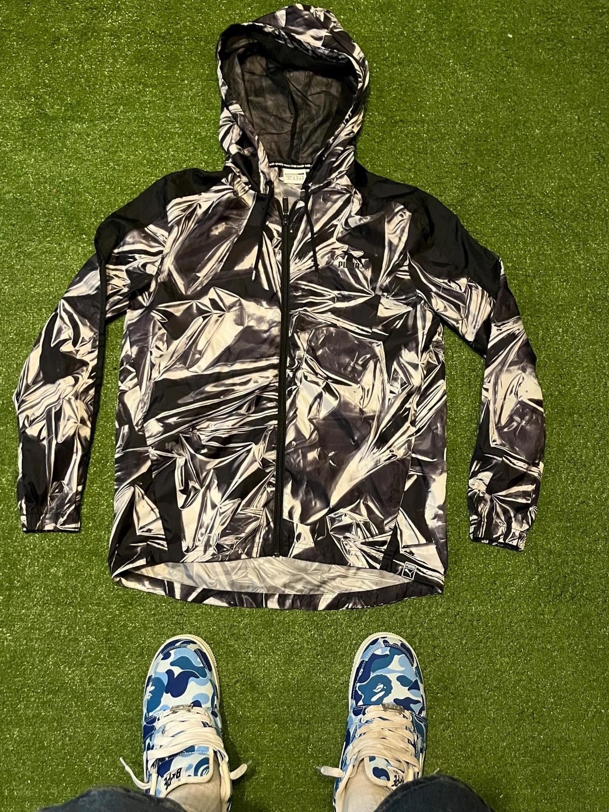 Puma Puma Womens Reflective Hooded Jacket Size US M / EU 48-50 / 2 - 1 Thumbnail