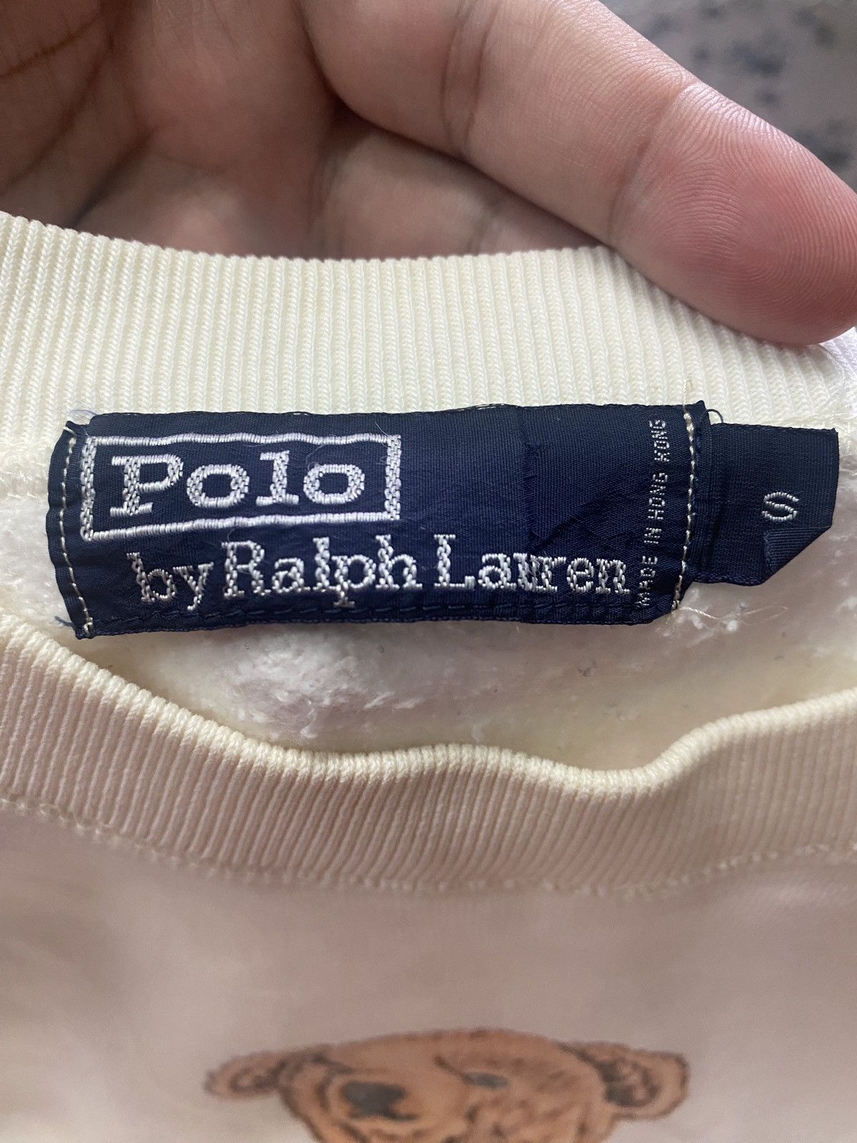 Designer × Polo Ralph Lauren × Vintage 💥RARE💥VINTAGE POLO RALPH LAUREN BEAR SWEATSHIRT🔥 Size US S / EU 44-46 / 1 - 11 Thumbnail