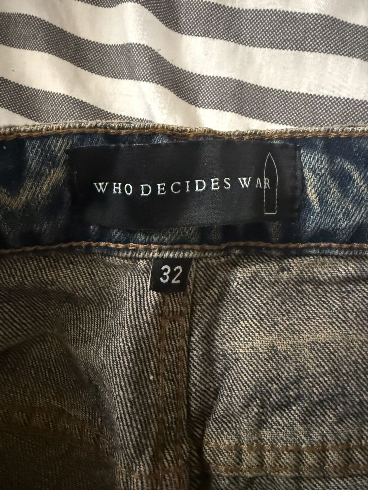 Who Decides War Who Decides War Unfurled Denim Size US 32 / EU 48 - 3 Thumbnail