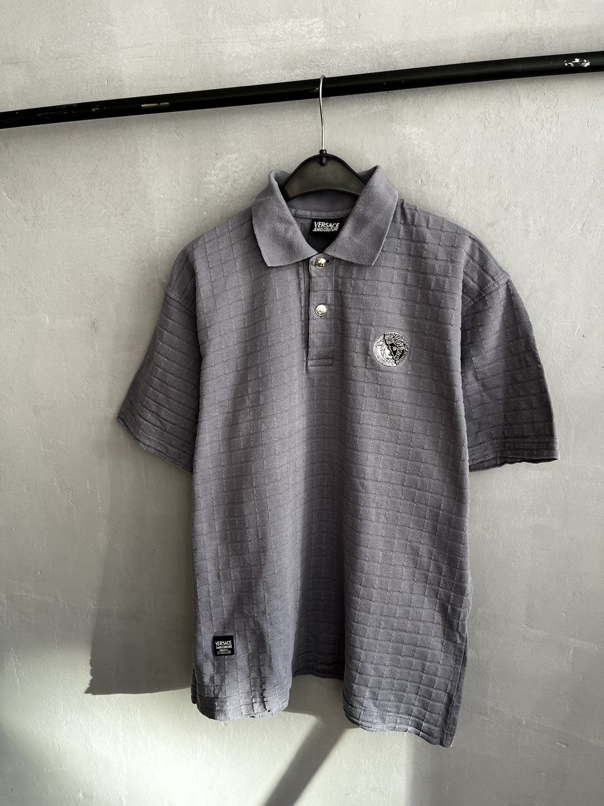 Versace × Vintage Versace polo shirt vintage 90s Size US M / EU 48-50 / 2 - 1 Thumbnail