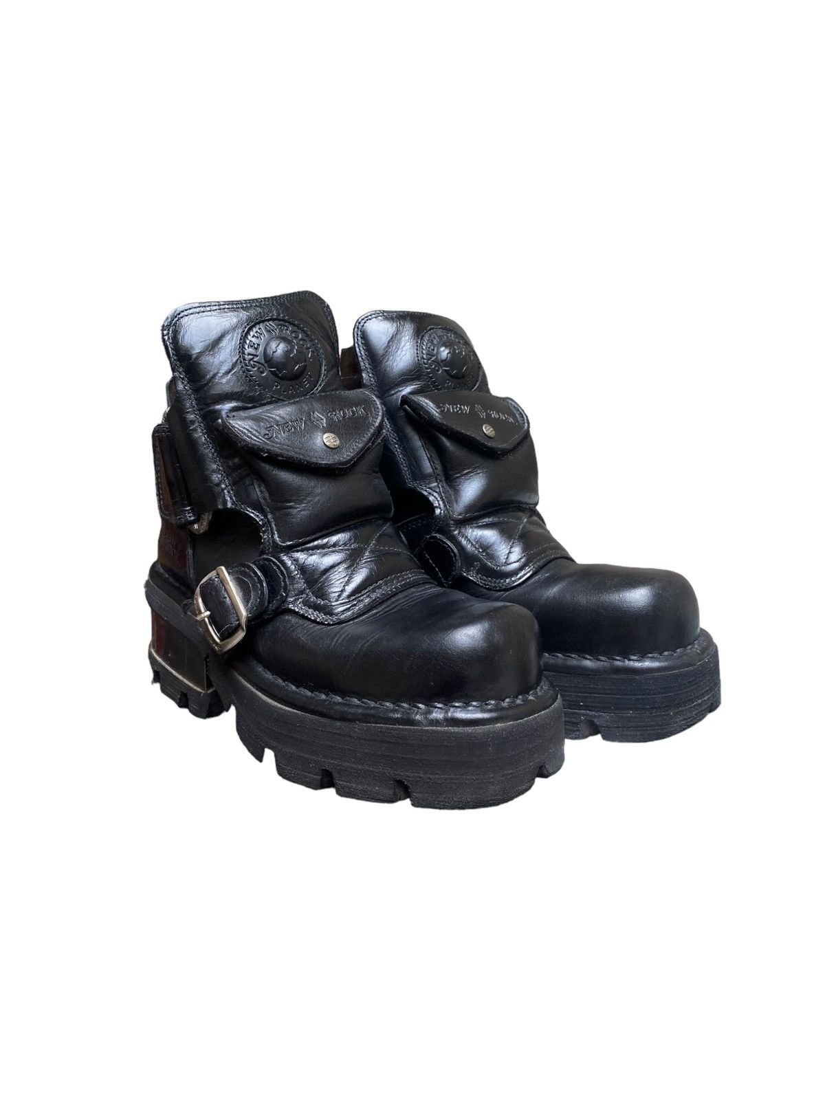 image of Avant Garde x New Rock Vintage New Rock Pouch Boots Size 36 in Black, Women's