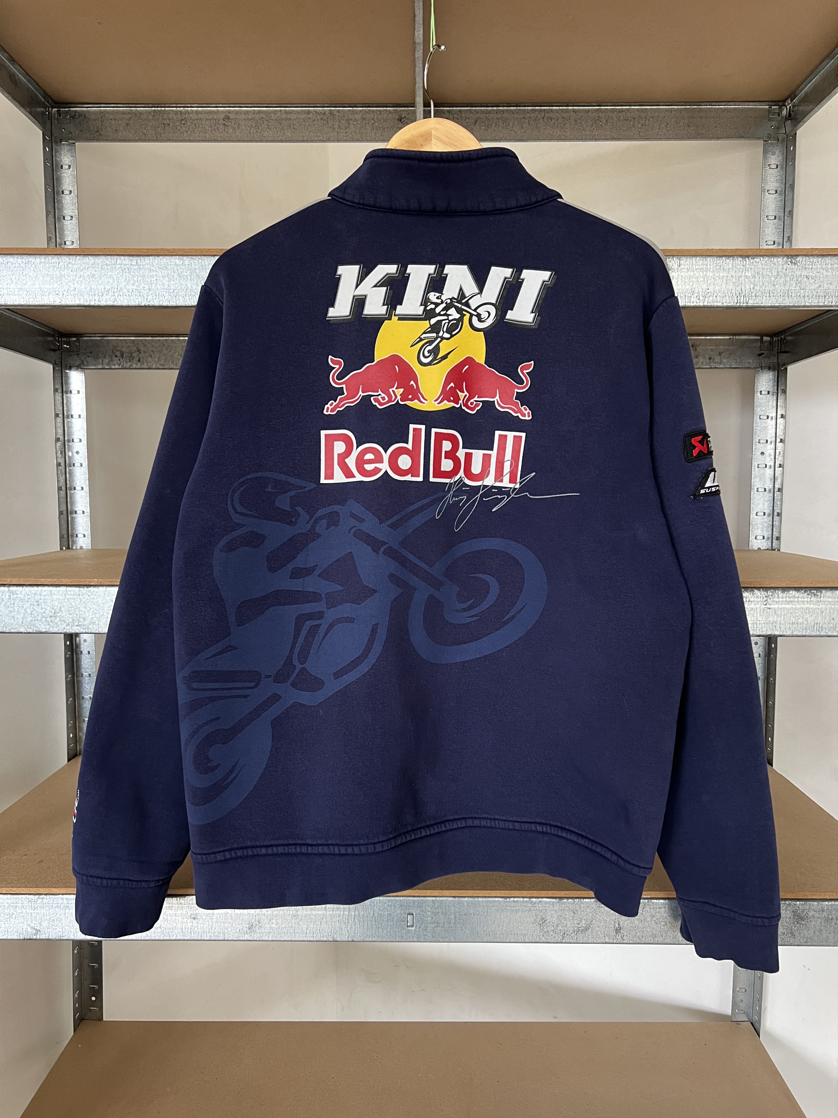 Red Bull Kini Red Bull Motocross Vintage Y2K Racing jacket Size US L / EU 52-54 / 3 - 1 Thumbnail