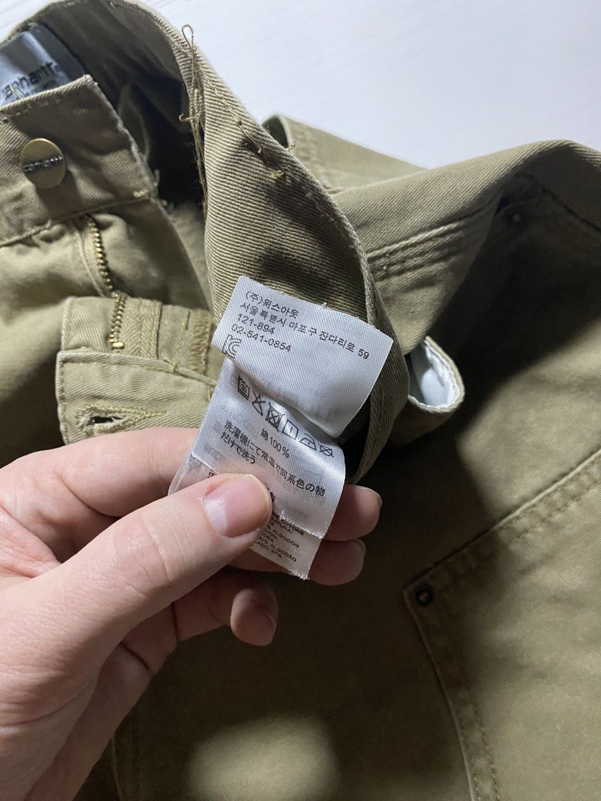 Carhartt × Vintage Vintage Carhartt cargo leather logo baggy fit y2k pants Size US 34 / EU 50 - 5 Thumbnail