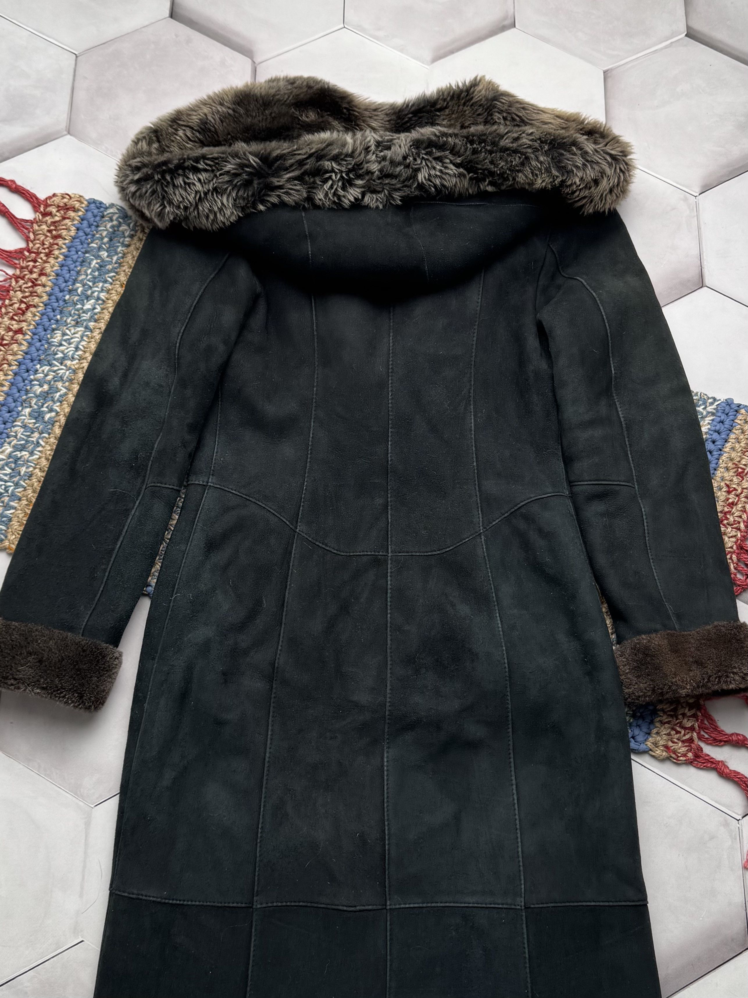 Japanese Brand Vintage Real Sheepskin Hooded Coat (E4) Size S / US 4 / IT 40 - 9 Thumbnail