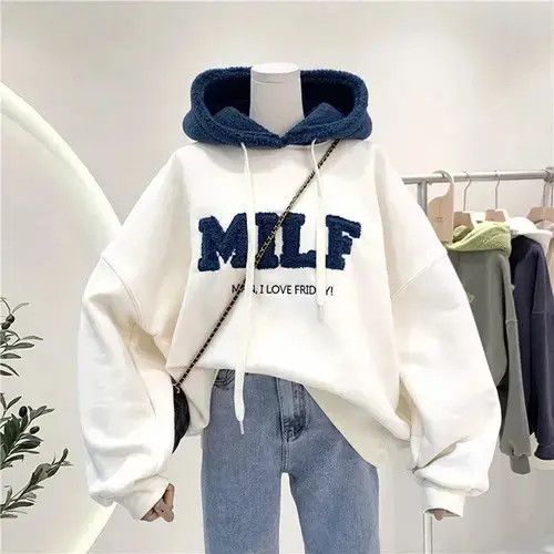 Japanese Brand Fashion Patchwork Oversize Sweatshirt Size ONE SIZE - 1 Thumbnail