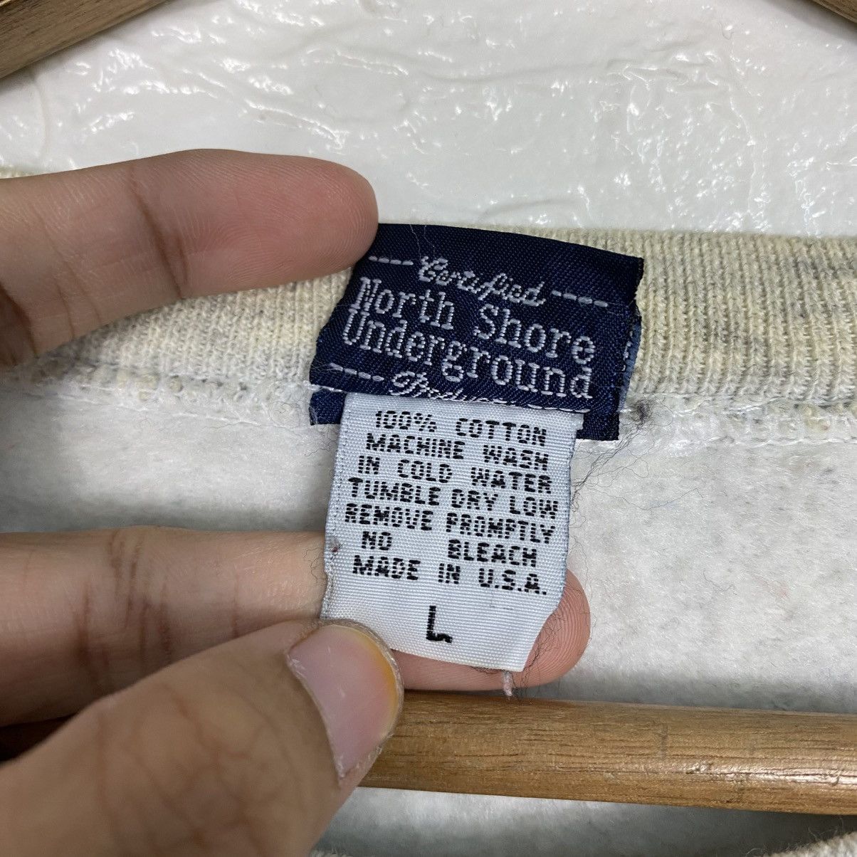 Vintage 📌Vintage Sweatshirt North Shore Underground Centre Logo Size US L / EU 52-54 / 3 - 15 Thumbnail
